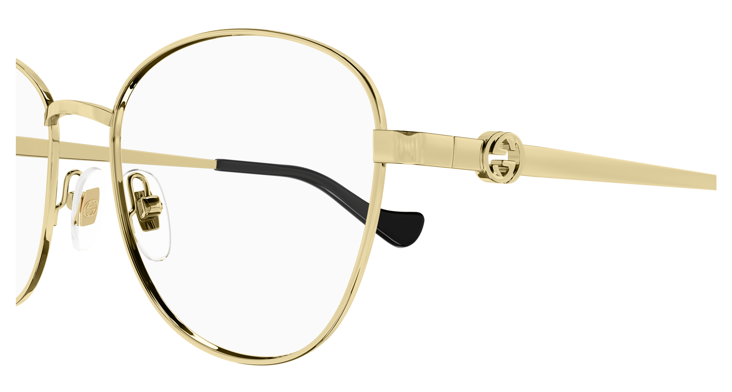 Gold Eyeglasses Gucci 889652469744