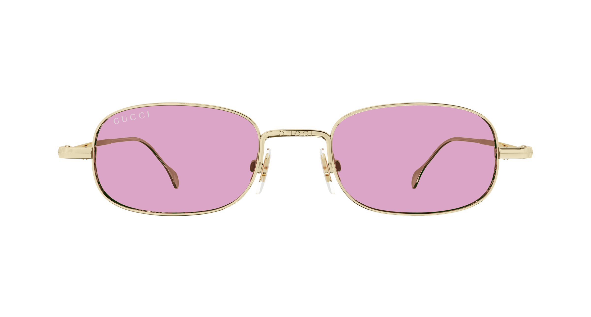 Gold Sunglasses Gucci 889652490618