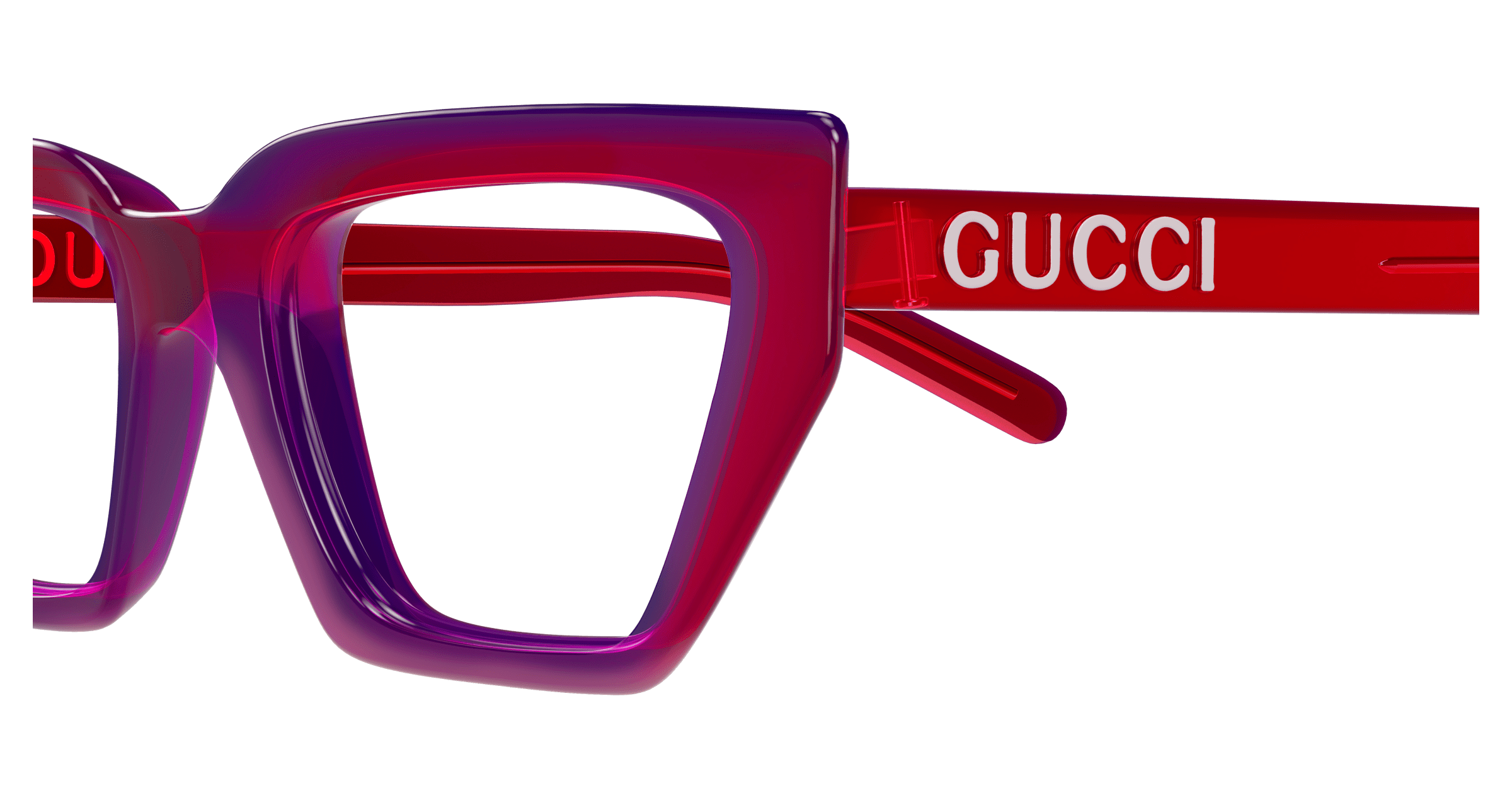 Red Eyeglasses Gucci 889652500287