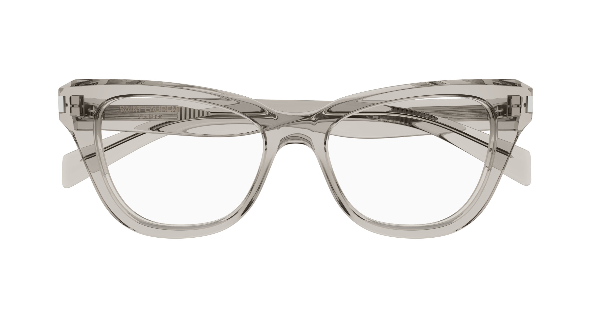 Beige Eyeglasses Saint Laurent 889652488035