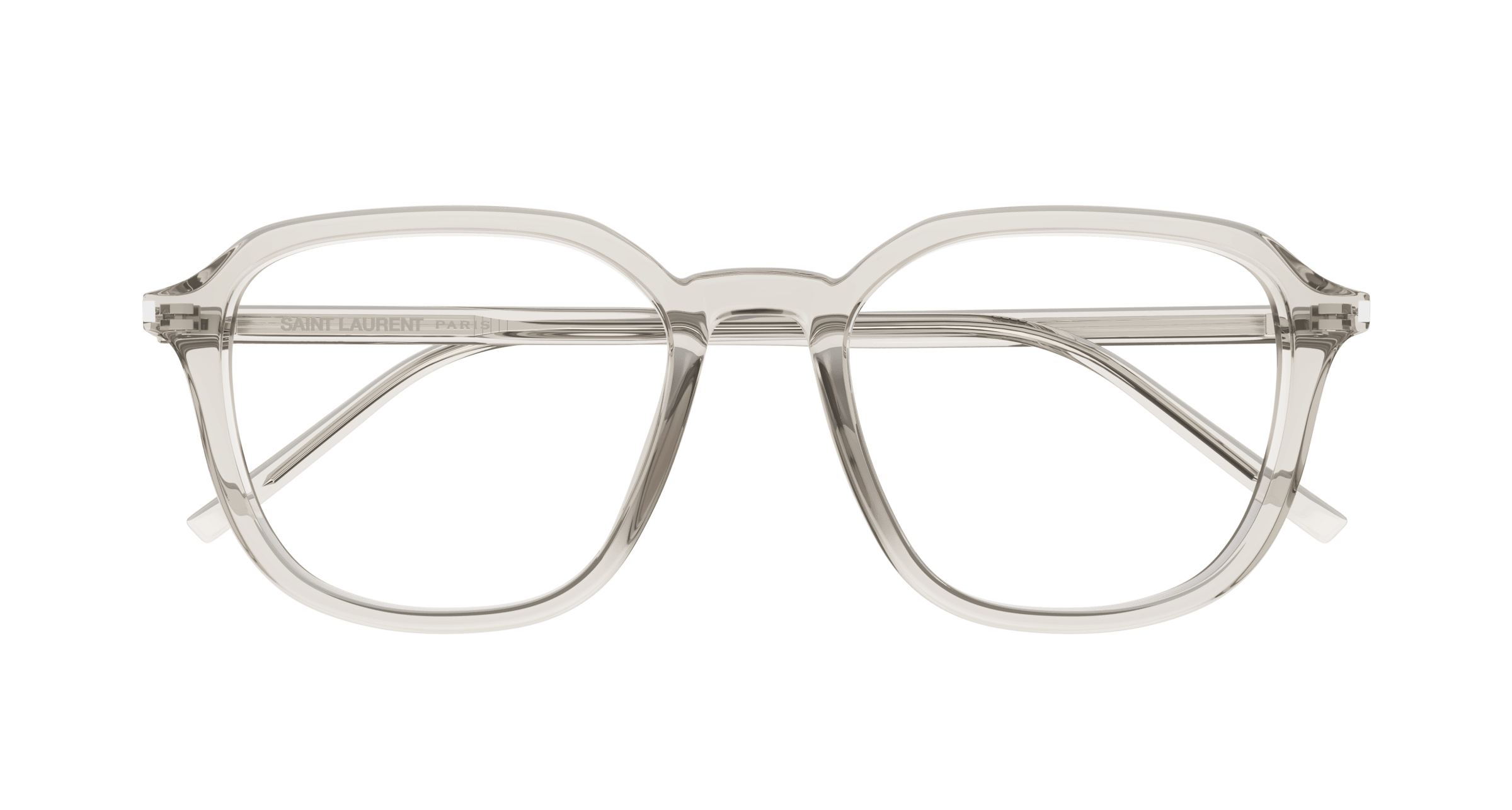 Beige Eyeglasses Saint Laurent 889652517278