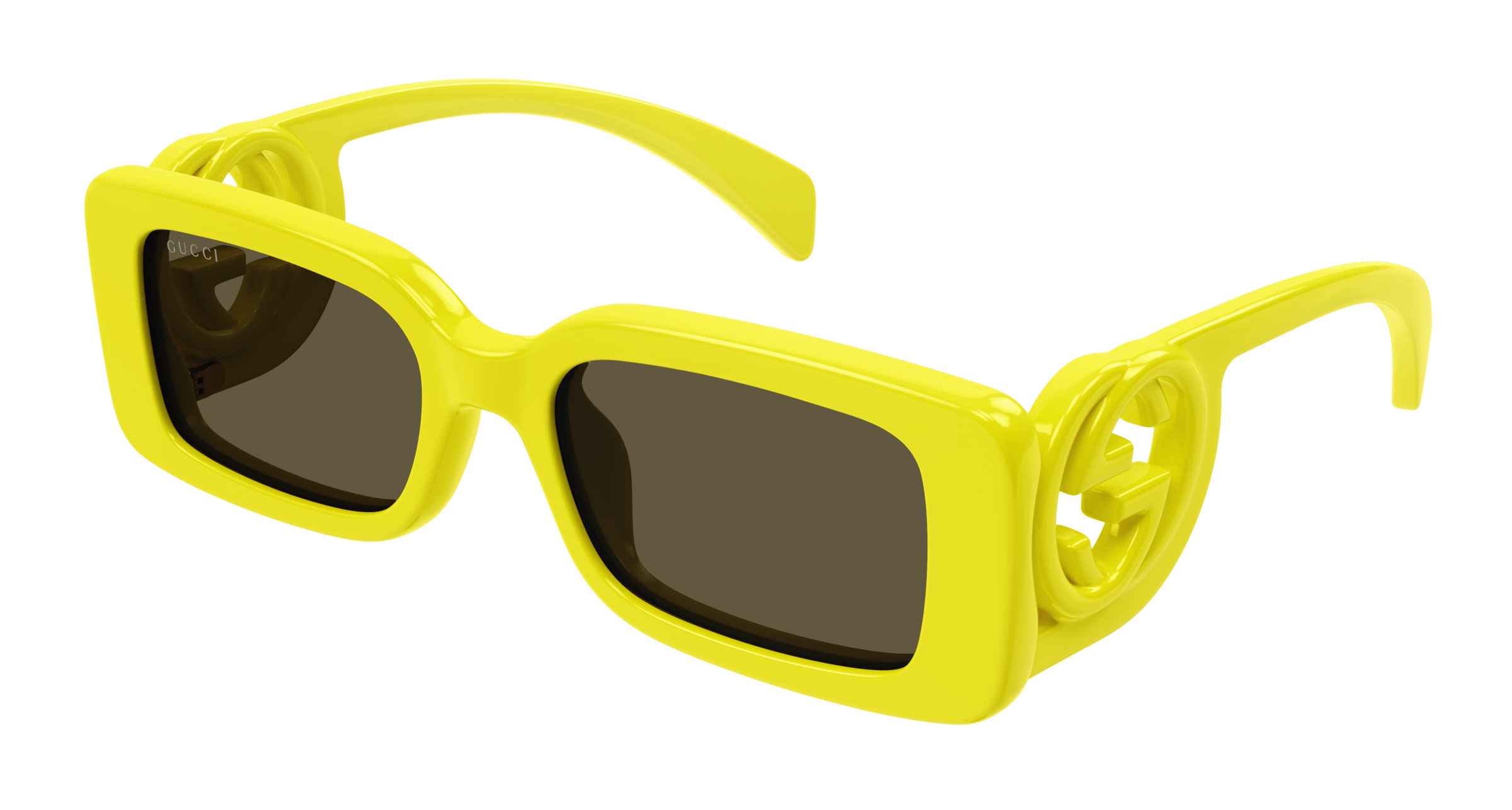 Yellow Sunglasses Gucci 889652469263