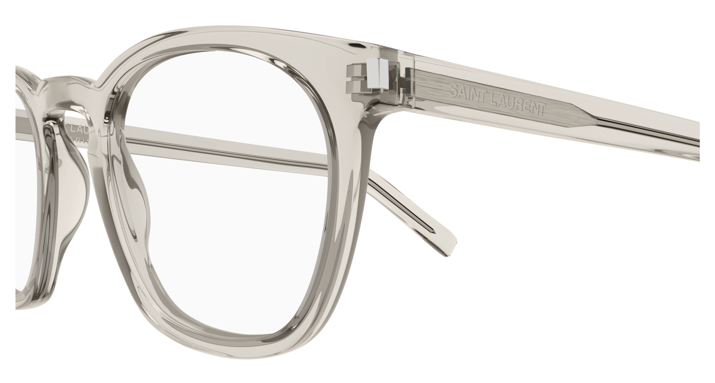 Beige Eyeglasses Saint Laurent 889652488073