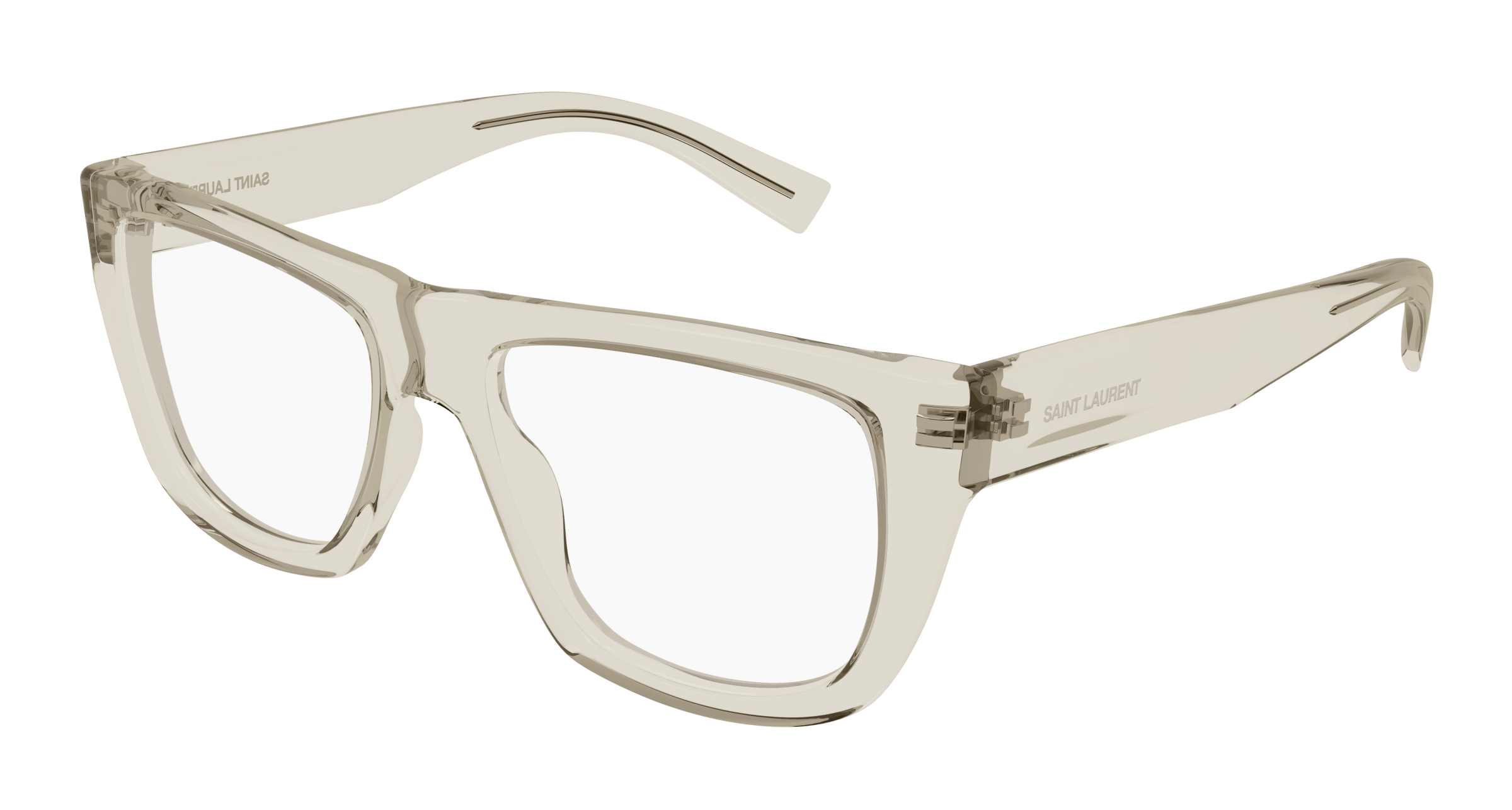 Beige Eyeglasses Saint Laurent 889652516110