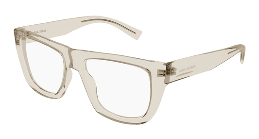 Beige Eyeglasses Saint Laurent 889652516110