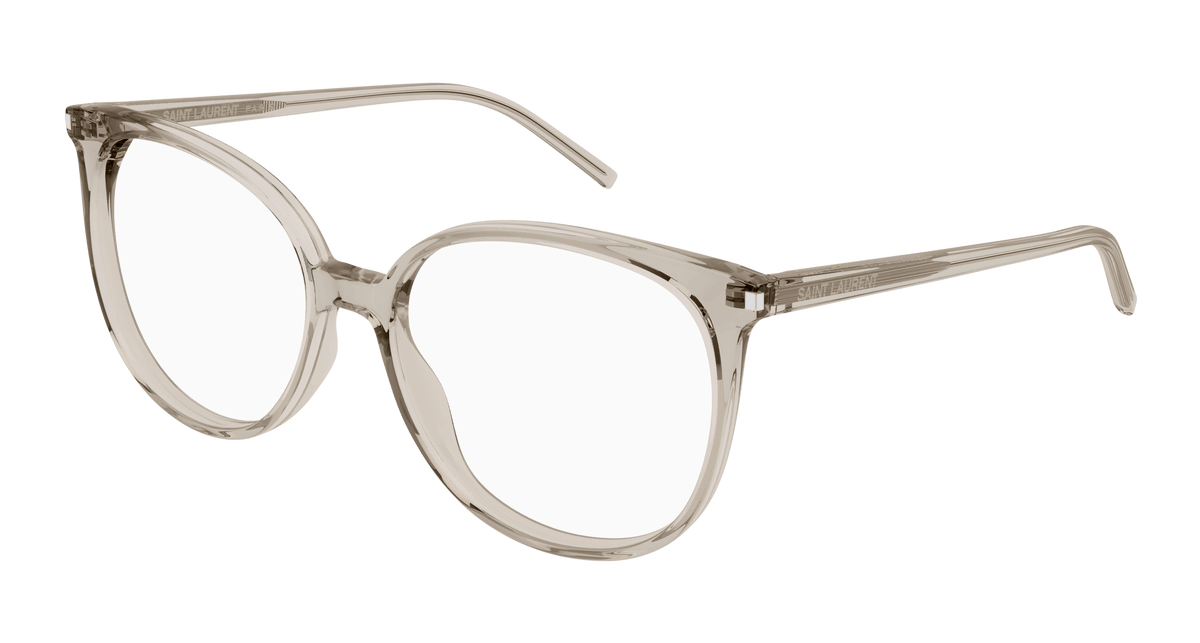 Beige Eyeglasses Saint Laurent 889652488080