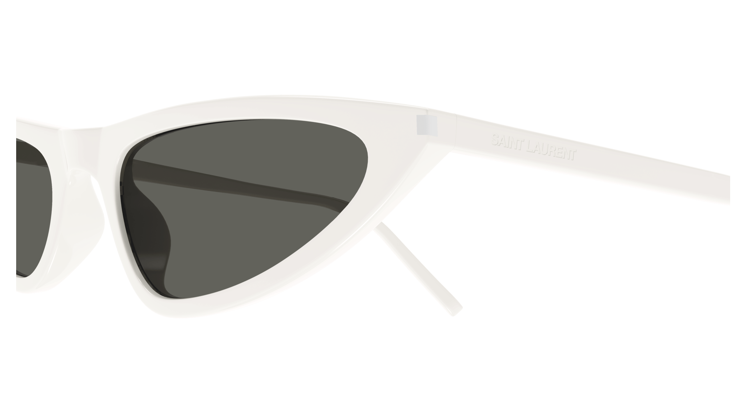 White Sunglasses Saint Laurent 889652508689