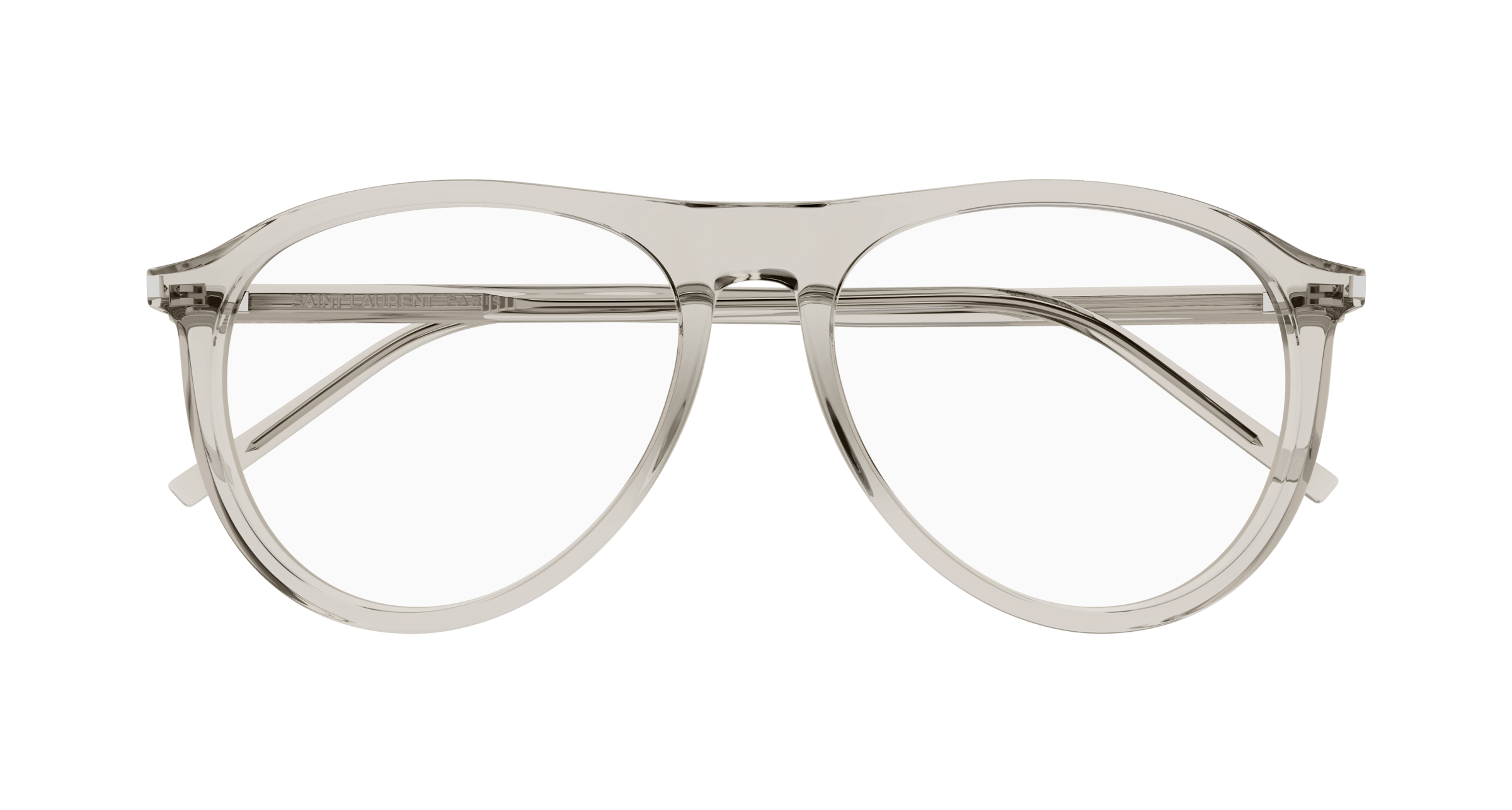 Beige Eyeglasses Saint Laurent 889652487113