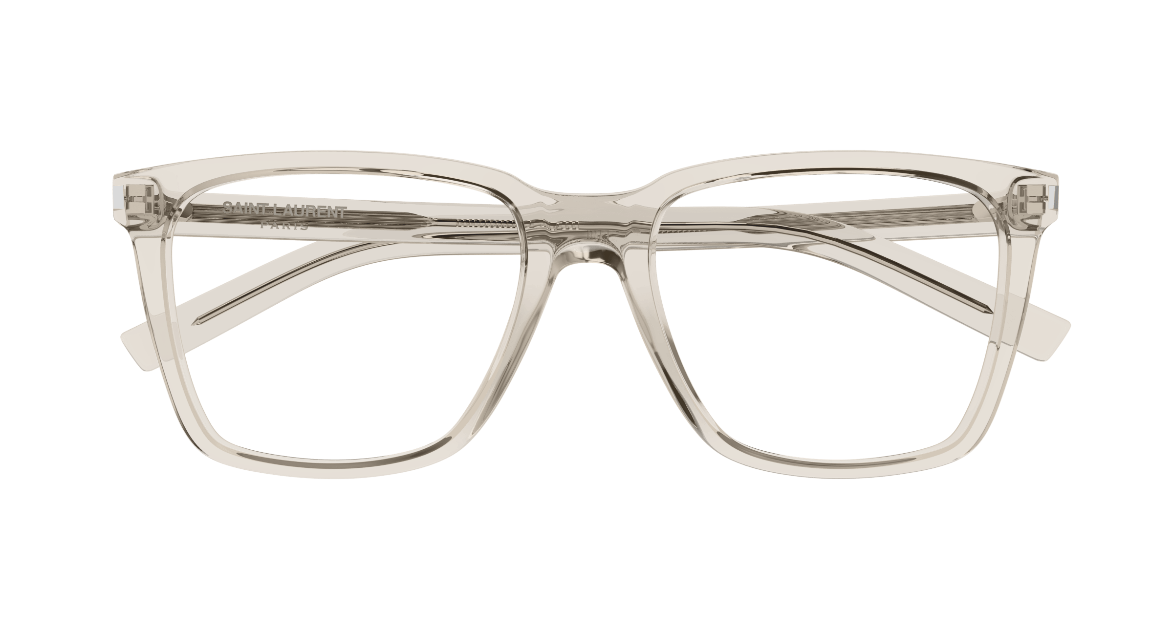 Beige Eyeglasses Saint Laurent 889652516448