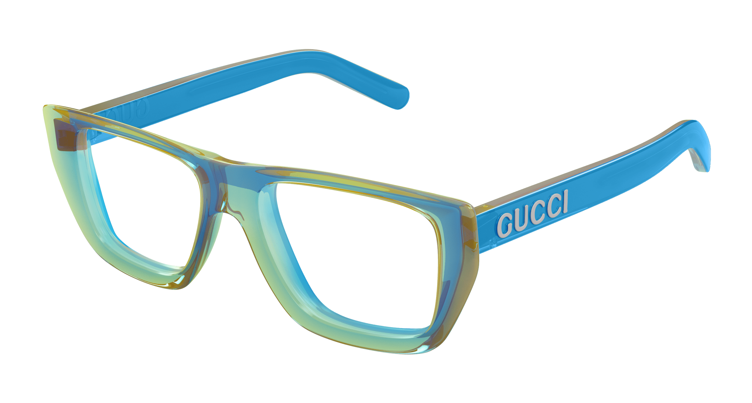 Blue Eyeglasses Gucci 889652500409