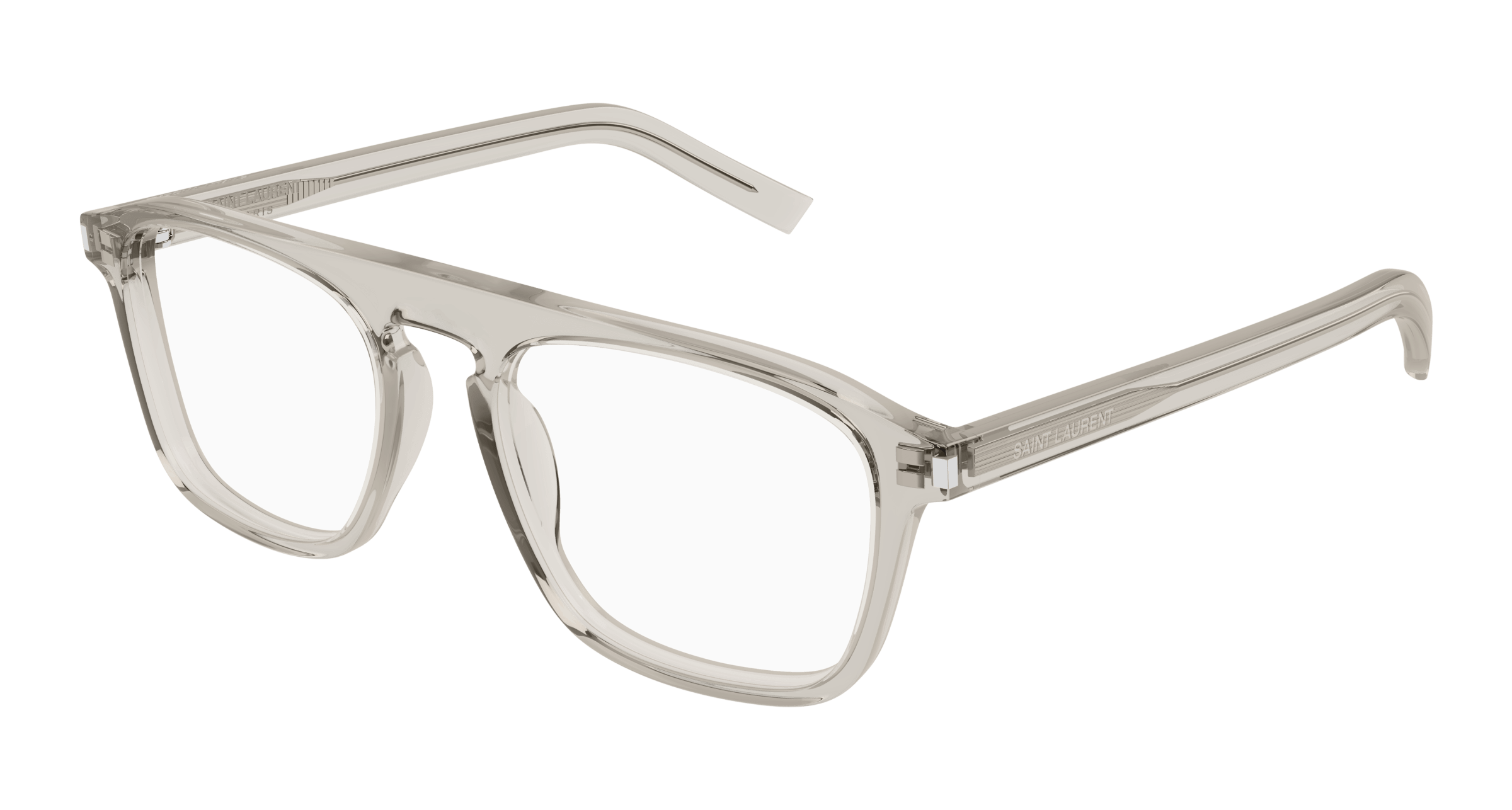 Beige Eyeglasses Saint Laurent 889652488103