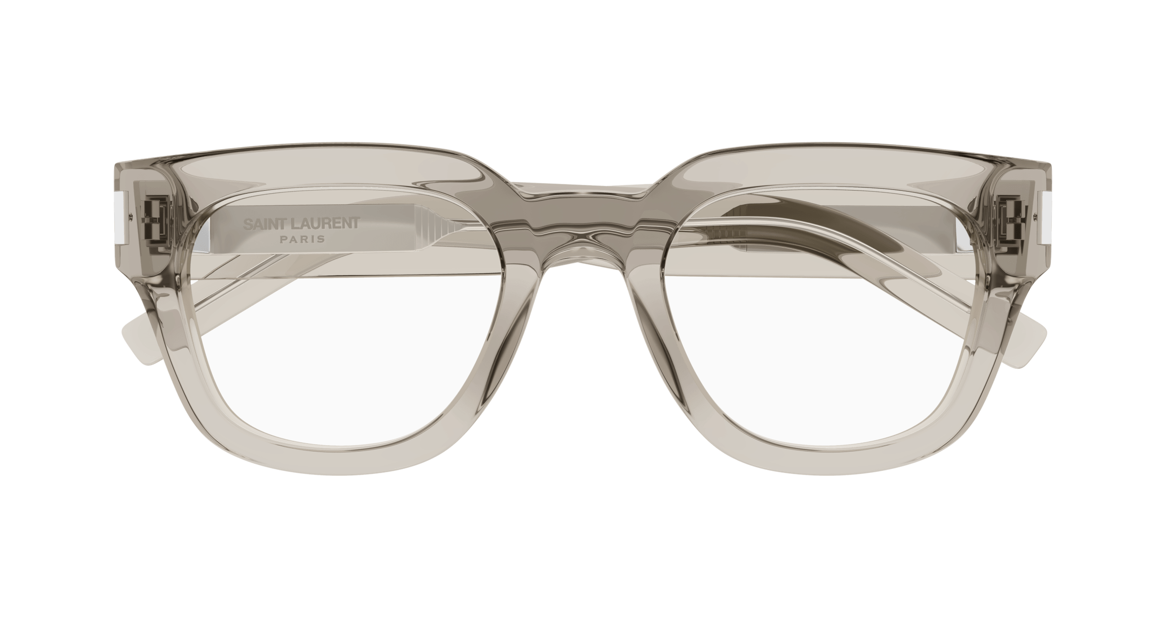 Beige Eyeglasses Saint Laurent 889652485393