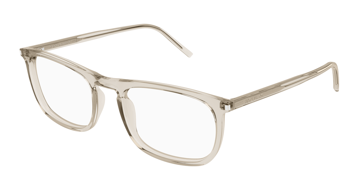 Beige Eyeglasses Saint Laurent 889652487236