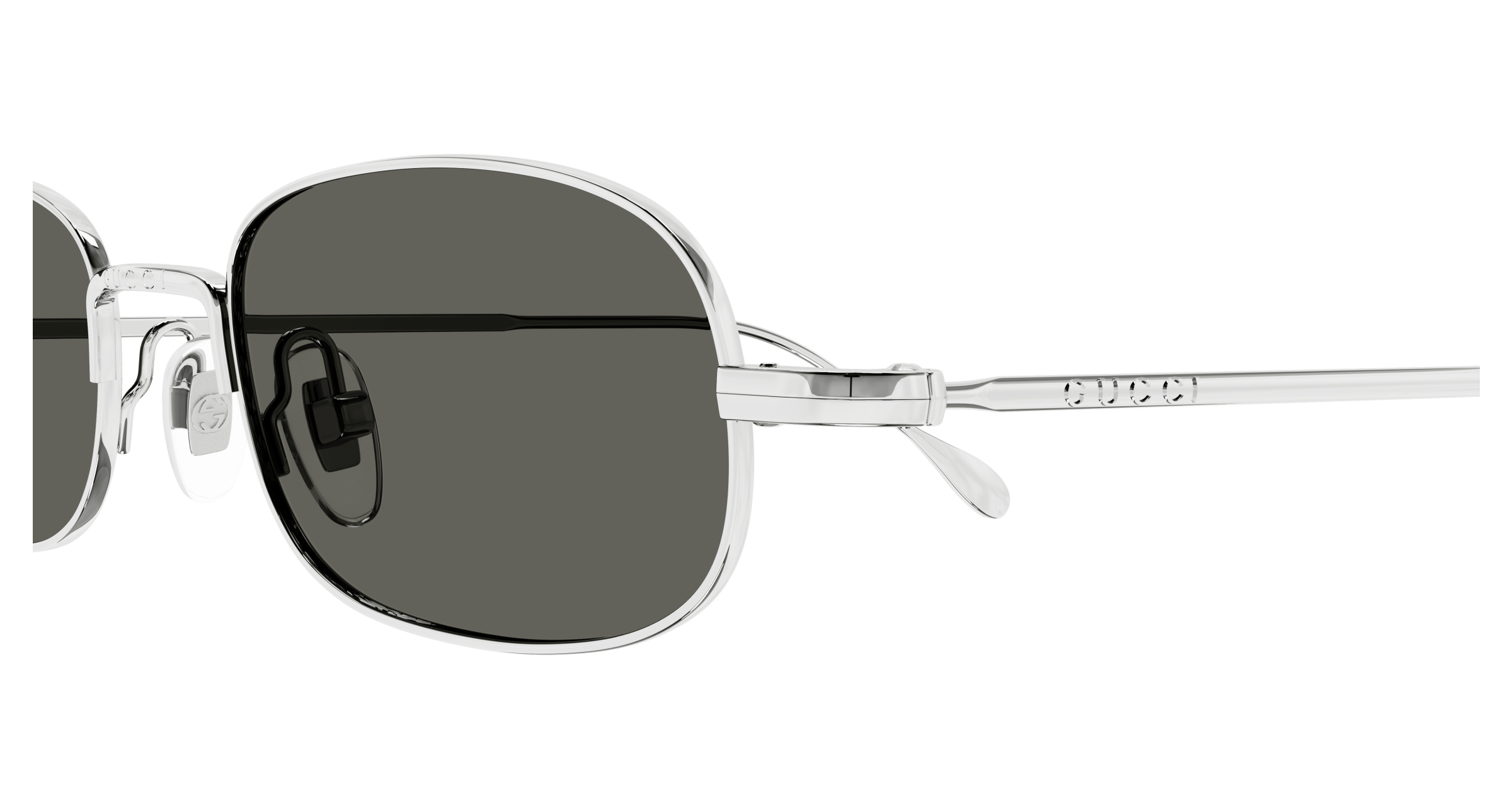 Silver Sunglasses Gucci 889652491257