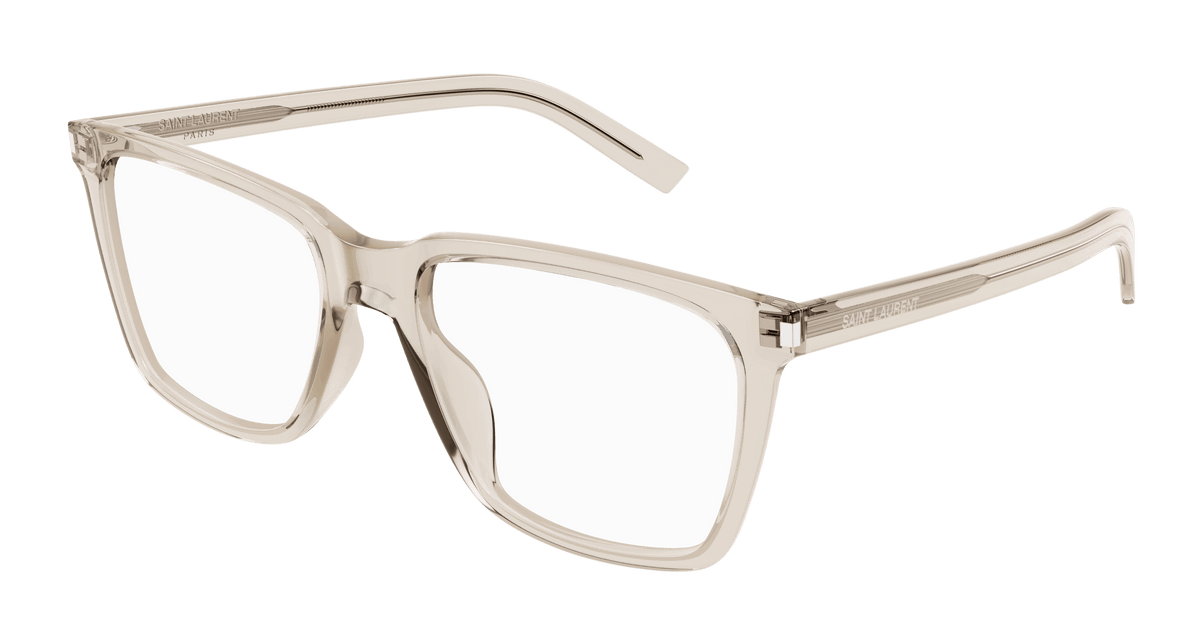 Beige Eyeglasses Saint Laurent 889652516448