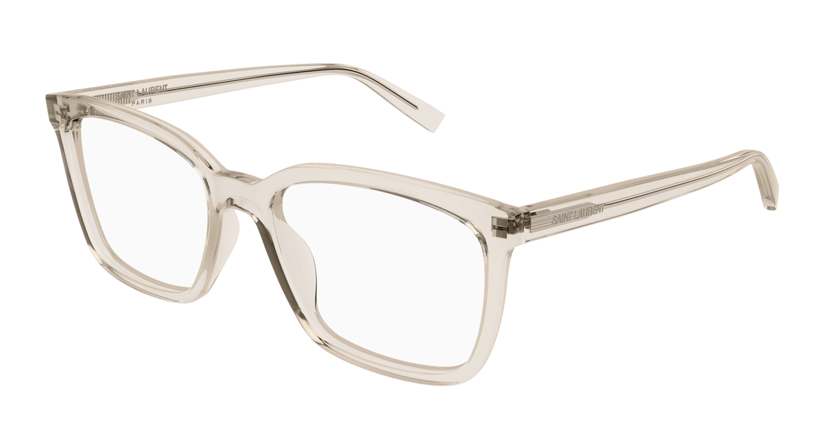 Beige Eyeglasses Saint Laurent 889652489384