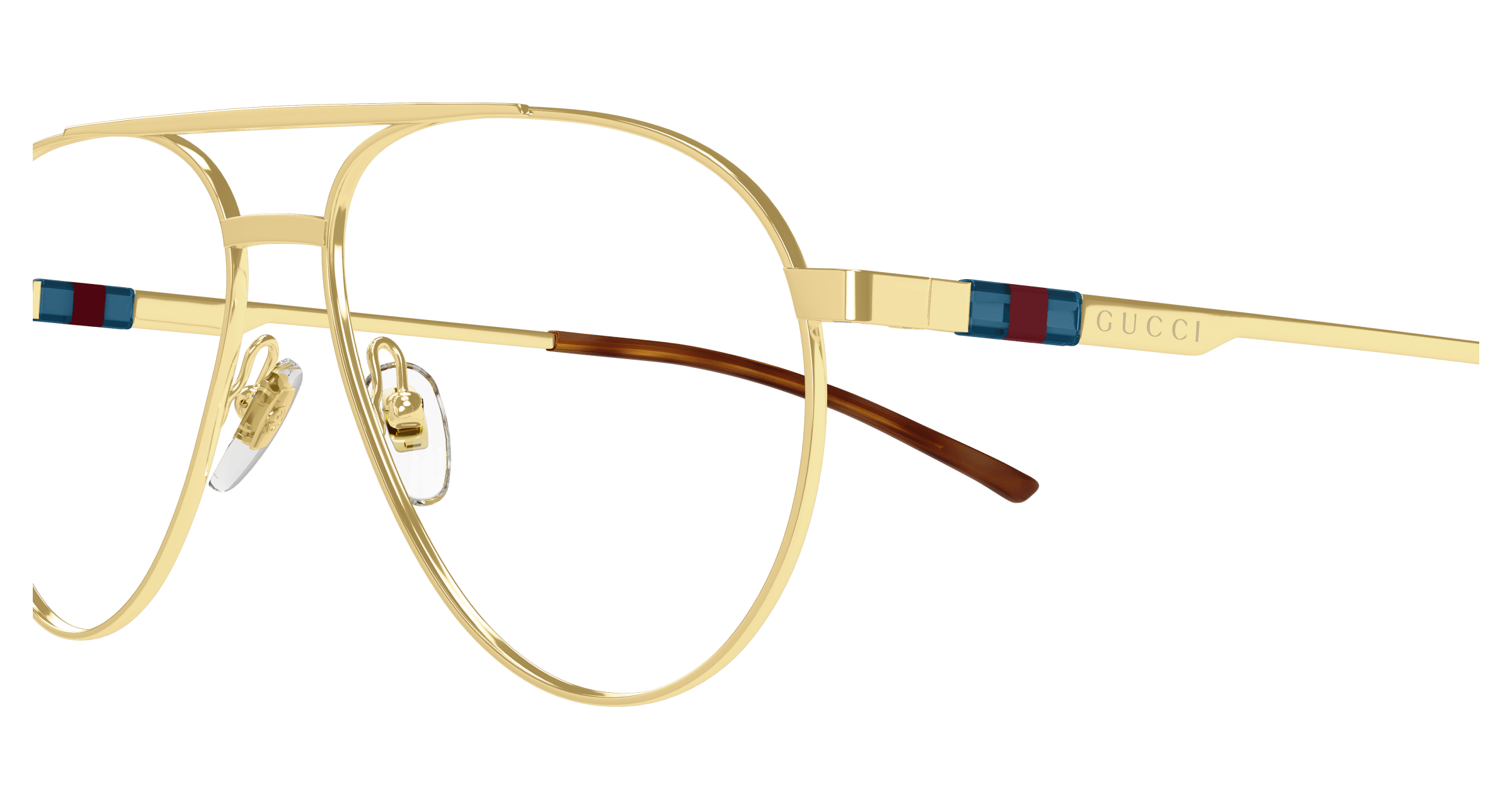 Gold Eyeglasses Gucci 889652500072