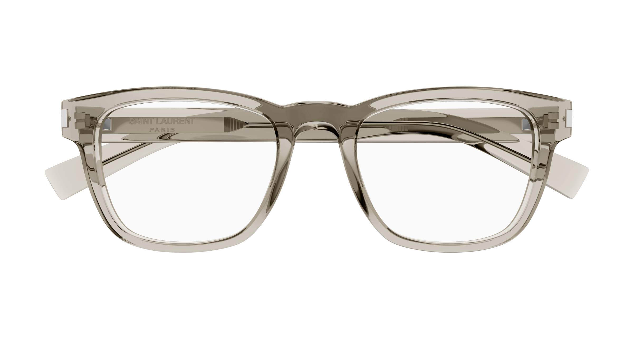 Beige Eyeglasses Saint Laurent 889652485461