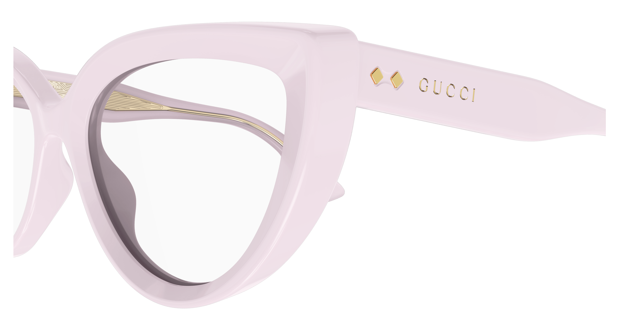 Pink Eyeglasses Gucci 889652467177