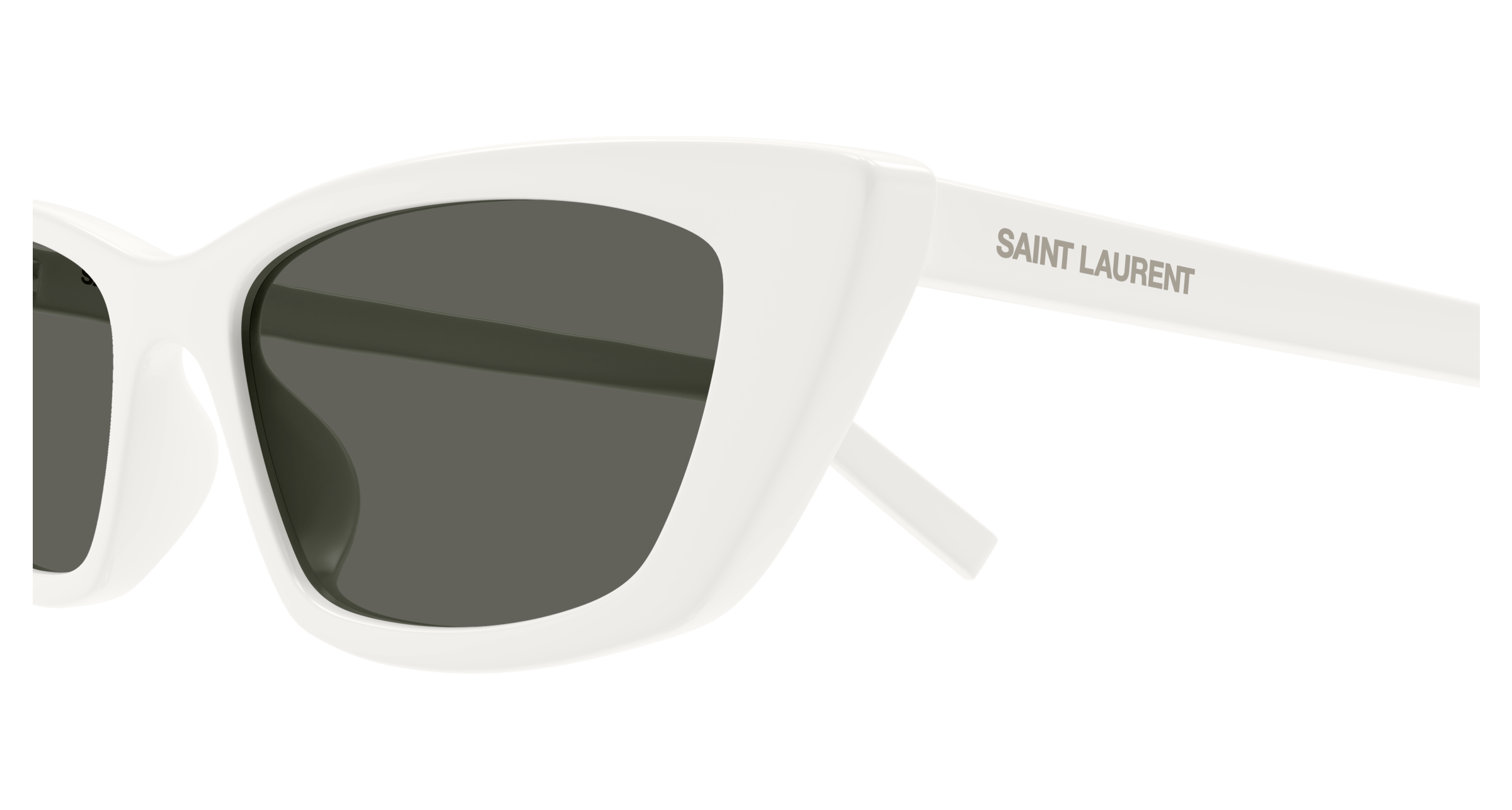 White Sunglasses Saint Laurent 889652508757