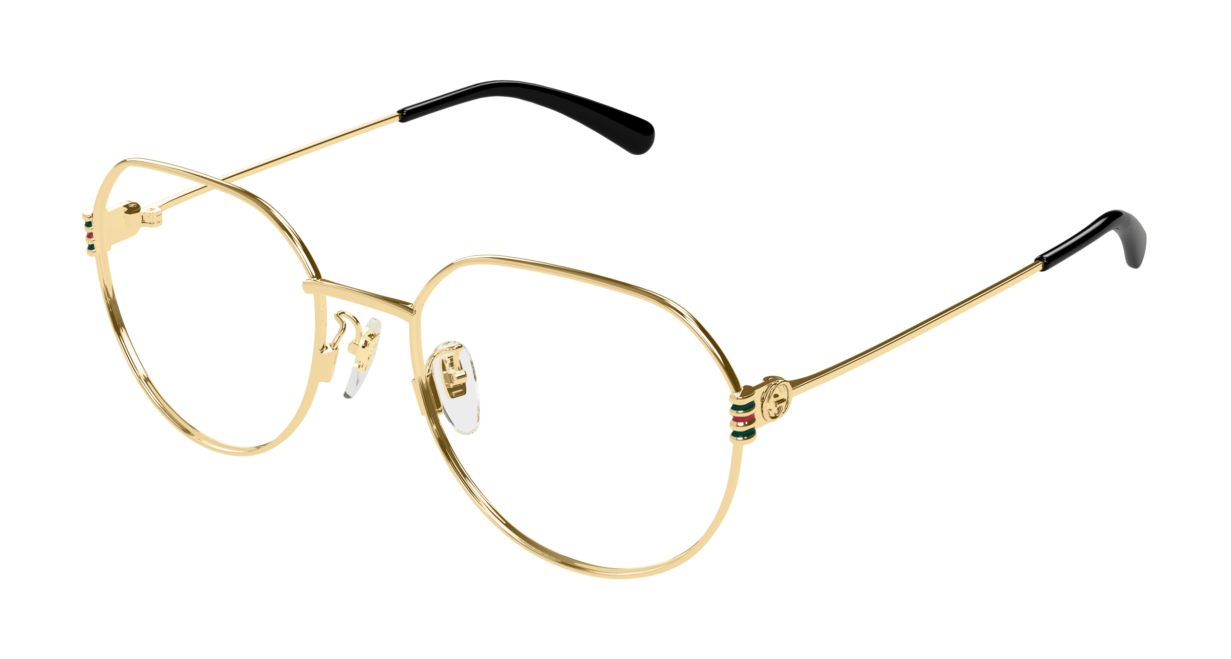 Gold Eyeglasses Gucci 889652501734