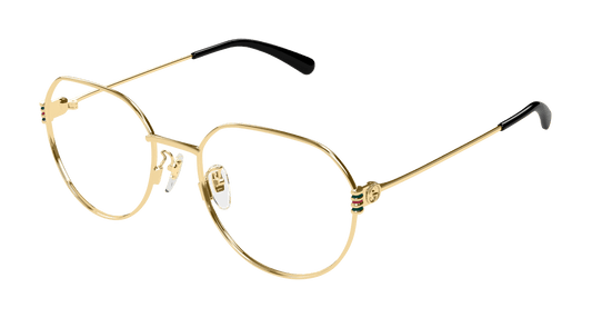 Gold Eyeglasses Gucci 889652501734