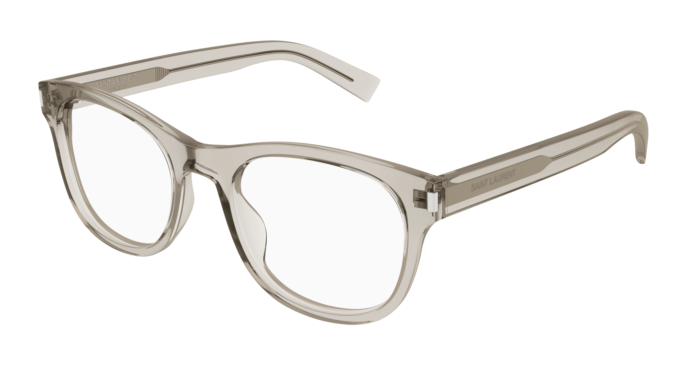 Beige Eyeglasses Saint Laurent 889652485249