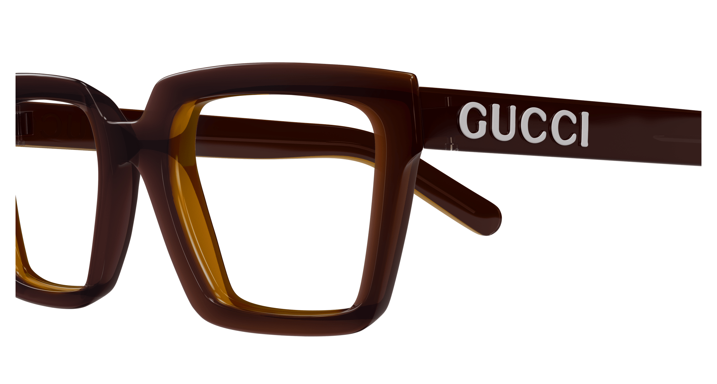 Brown Eyeglasses Gucci 889652500430