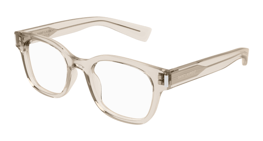 Beige Eyeglasses Saint Laurent 889652520322