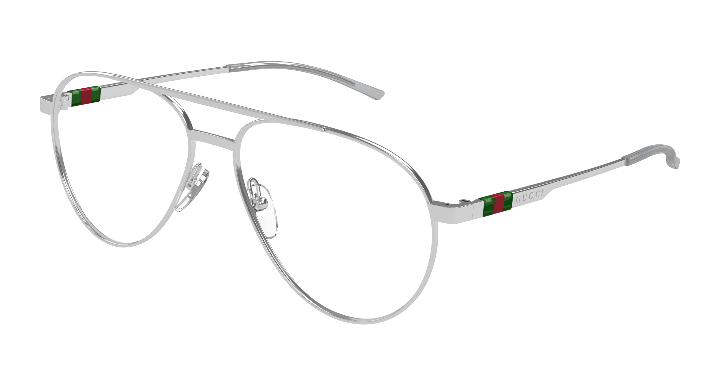 Silver Eyeglasses Gucci 889652500065