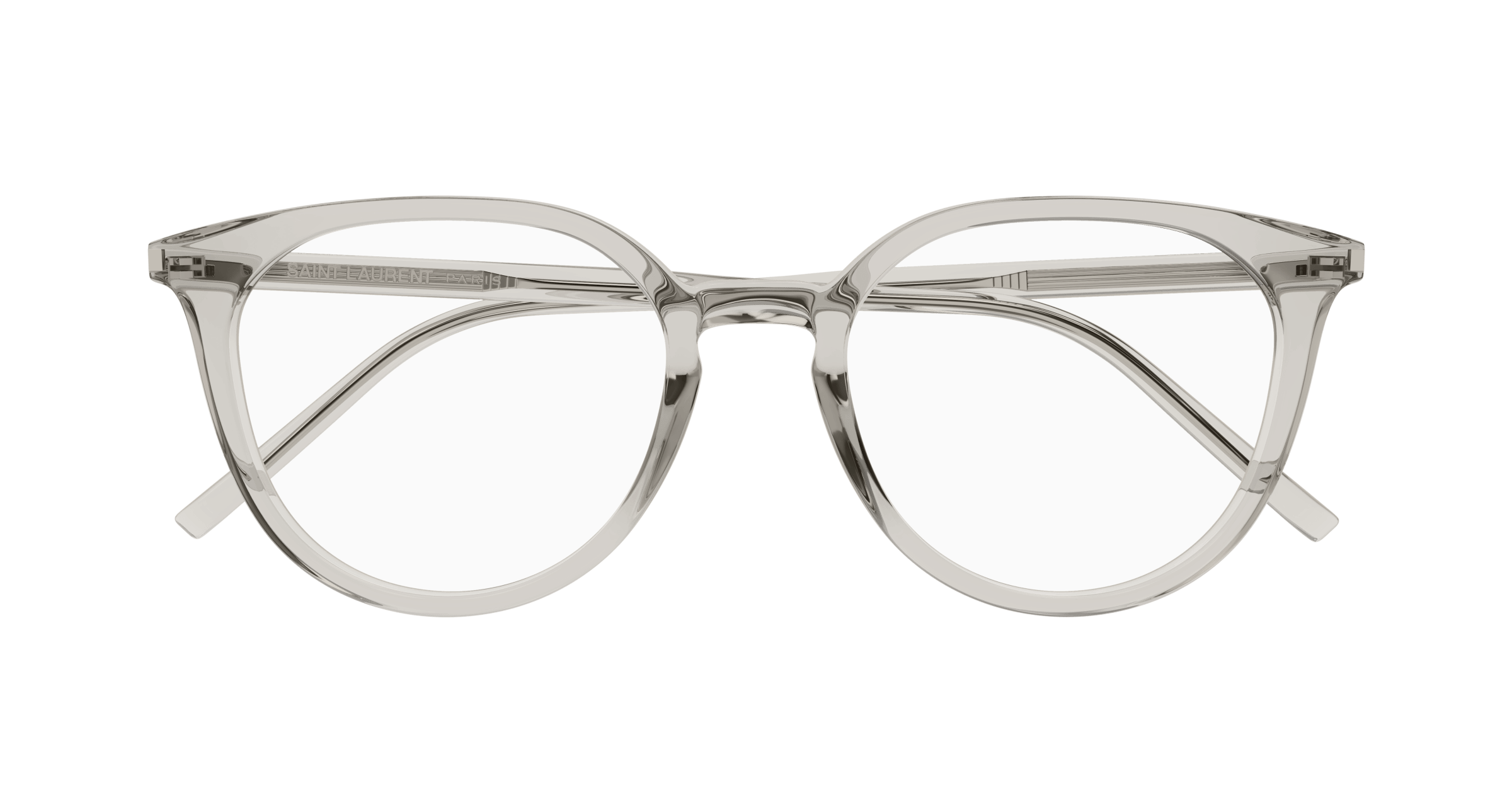 Beige Eyeglasses Saint Laurent 889652487373