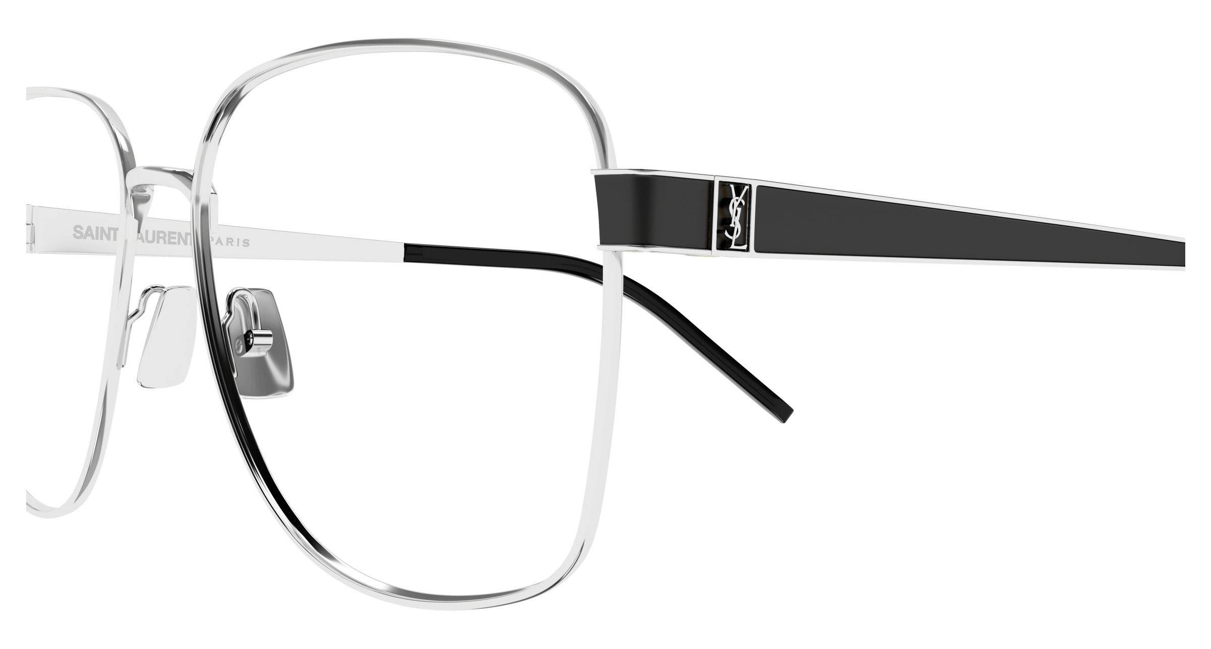 Silver Eyeglasses Saint Laurent 889652491059