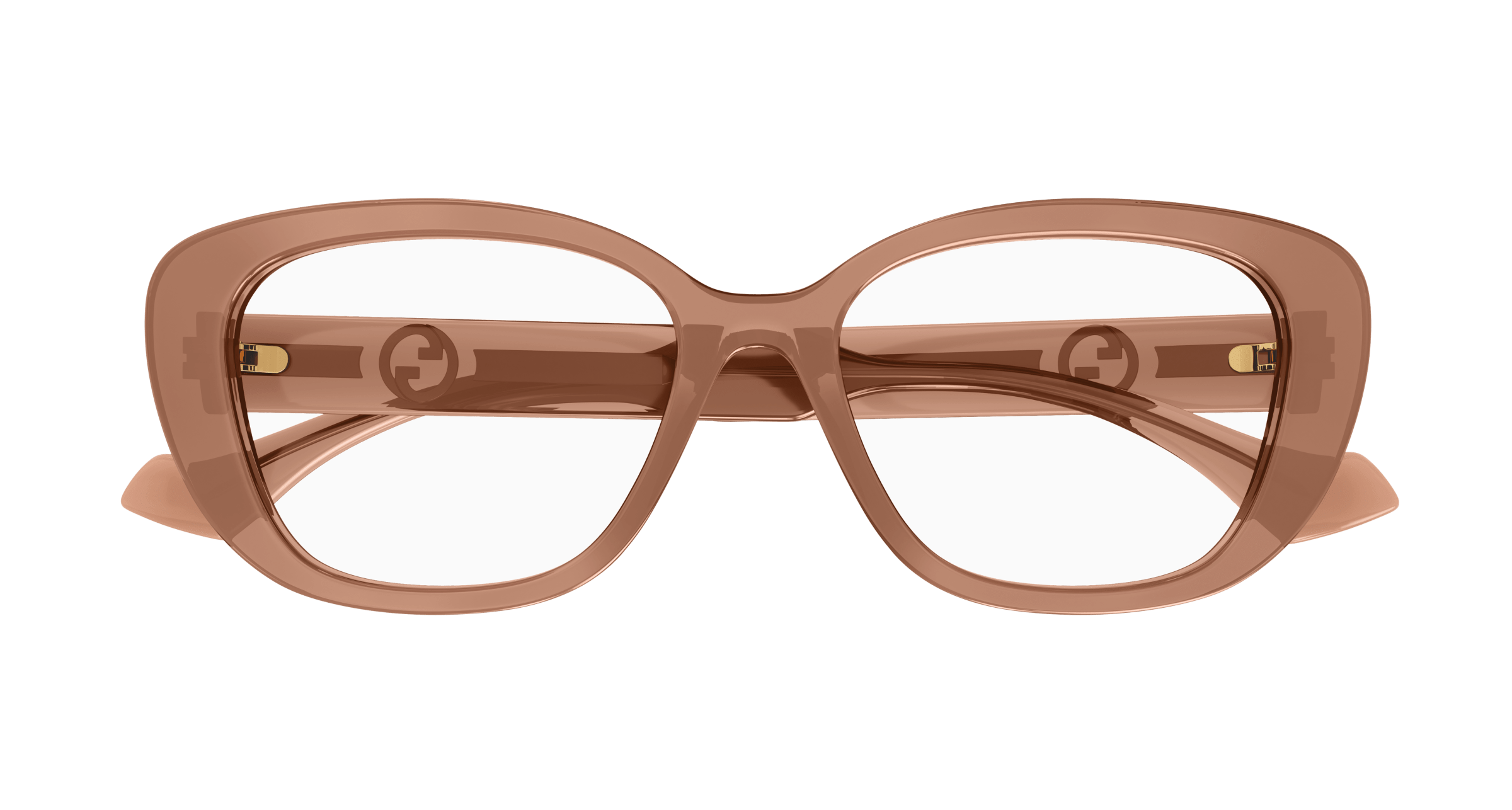 Brown Eyeglasses Gucci 889652473109