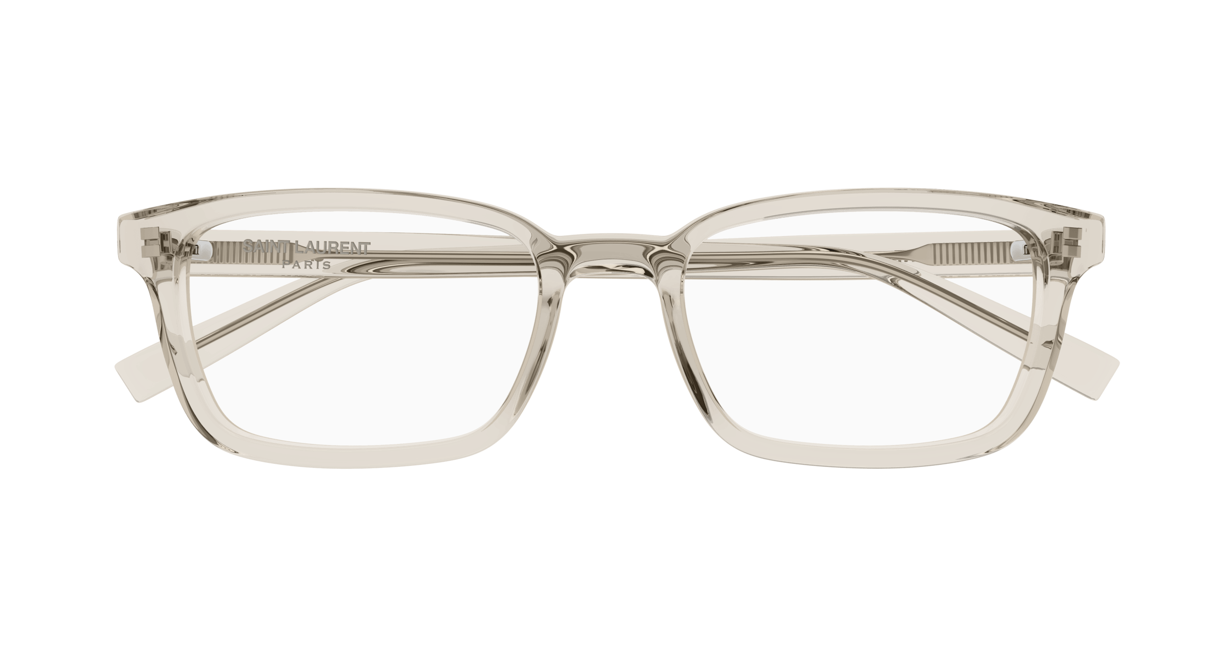 Beige Eyeglasses Saint Laurent 889652489346