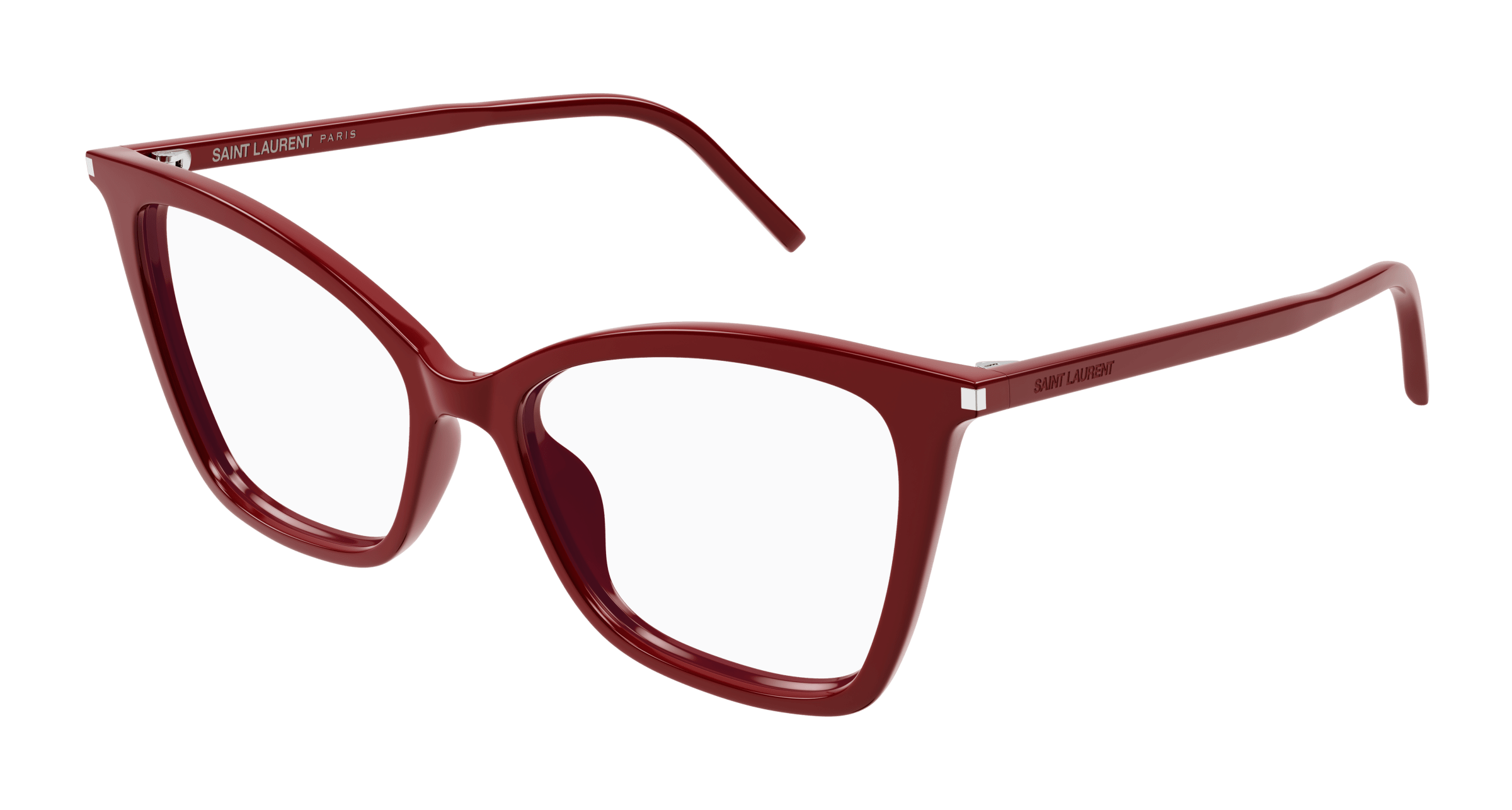 Red Eyeglasses Saint Laurent 889652521985