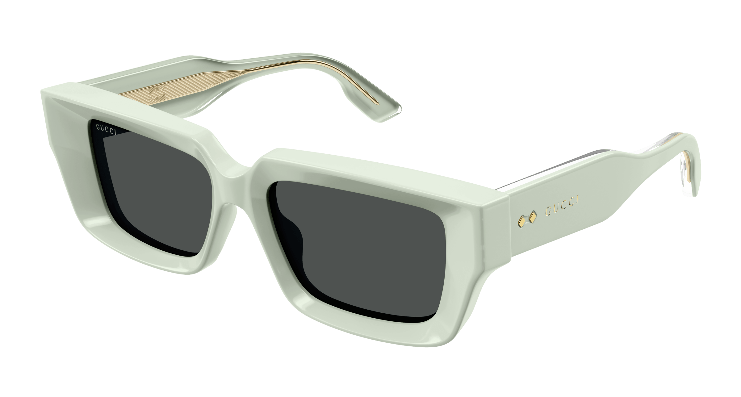 Green Sunglasses Gucci 889652467047