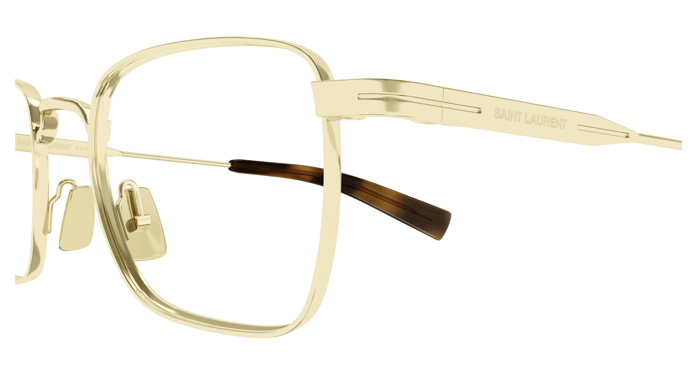 Gold Eyeglasses Saint Laurent 889652516608