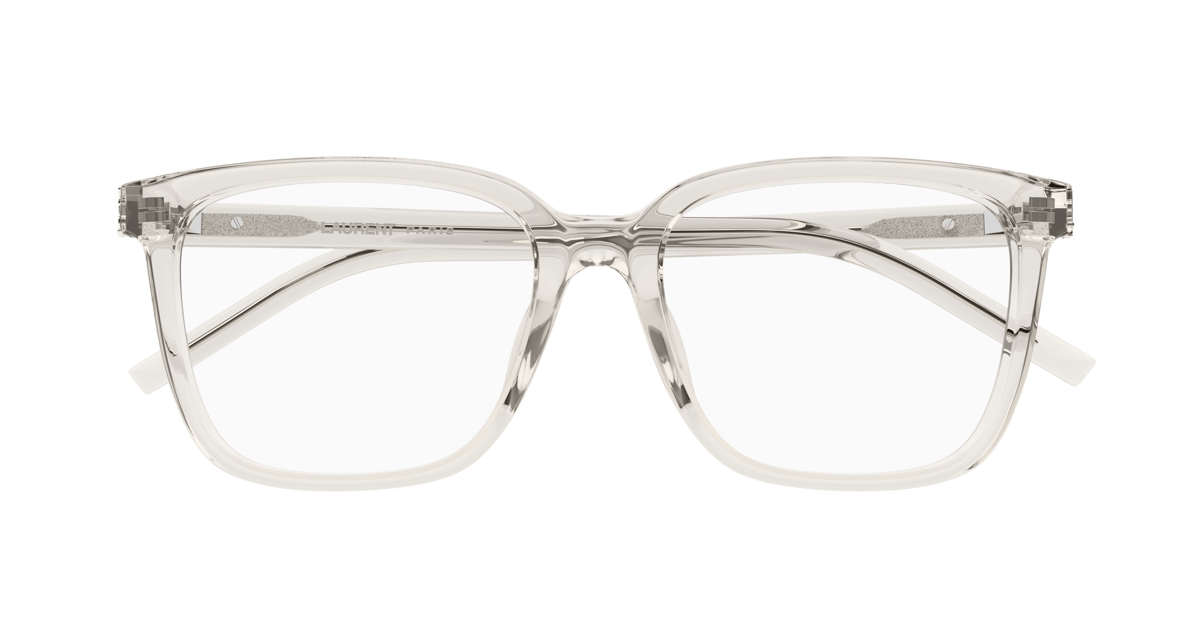 Beige Eyeglasses Saint Laurent 889652517209