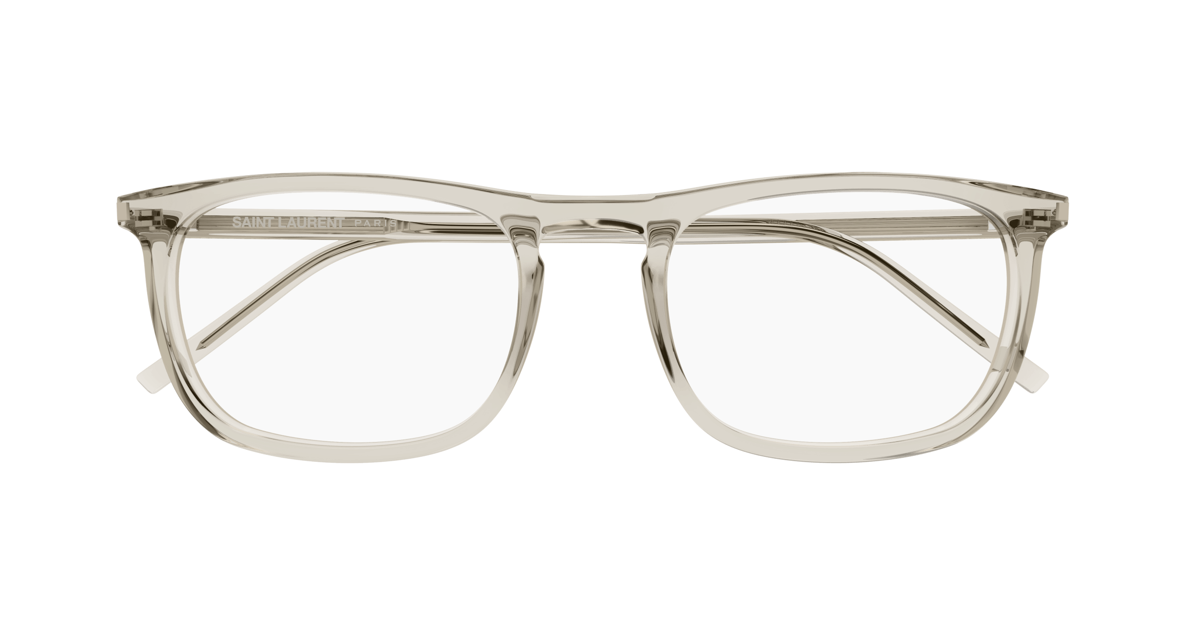 Beige Eyeglasses Saint Laurent 889652487236