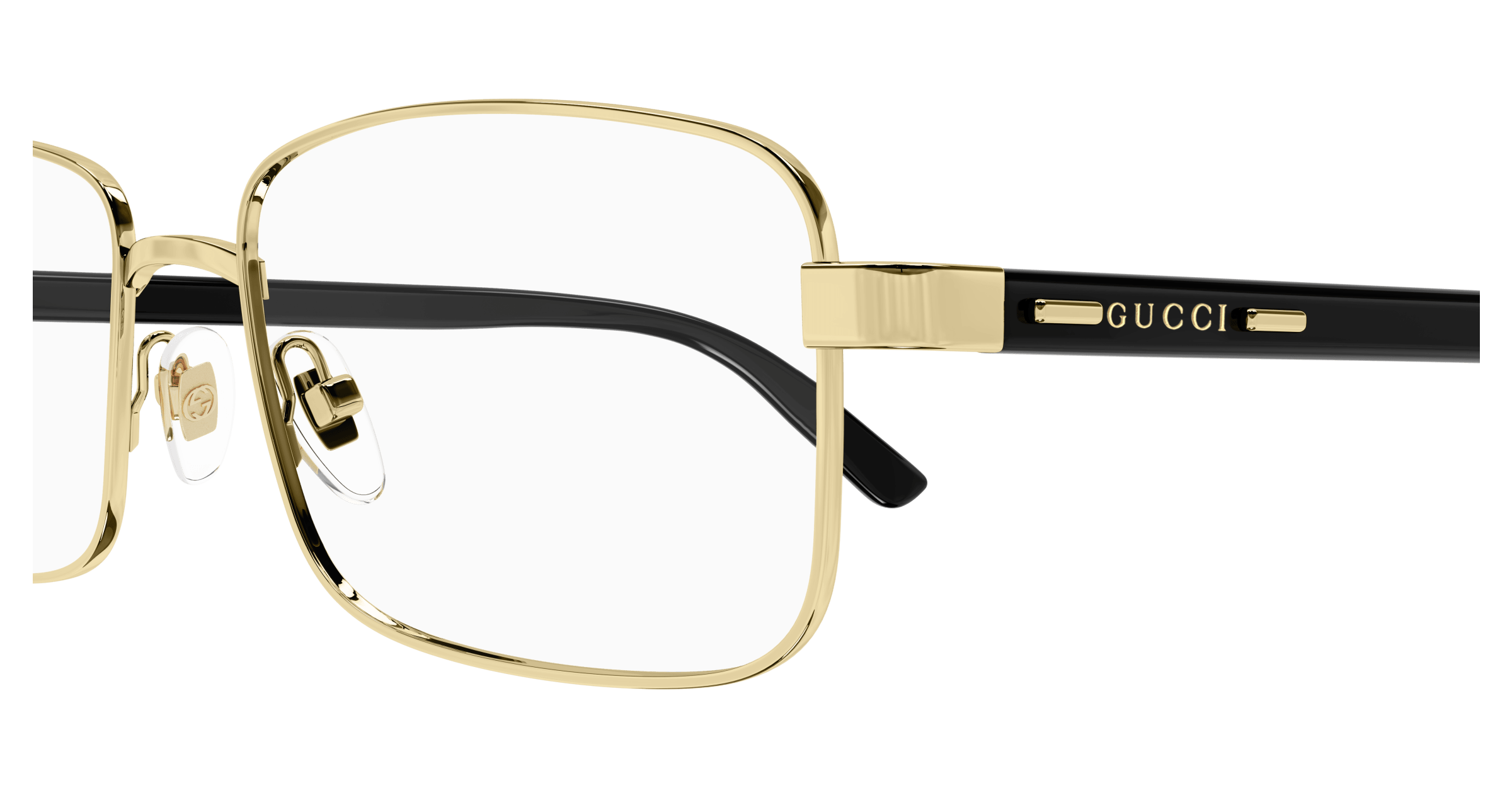 Gold Eyeglasses Gucci 889652470504