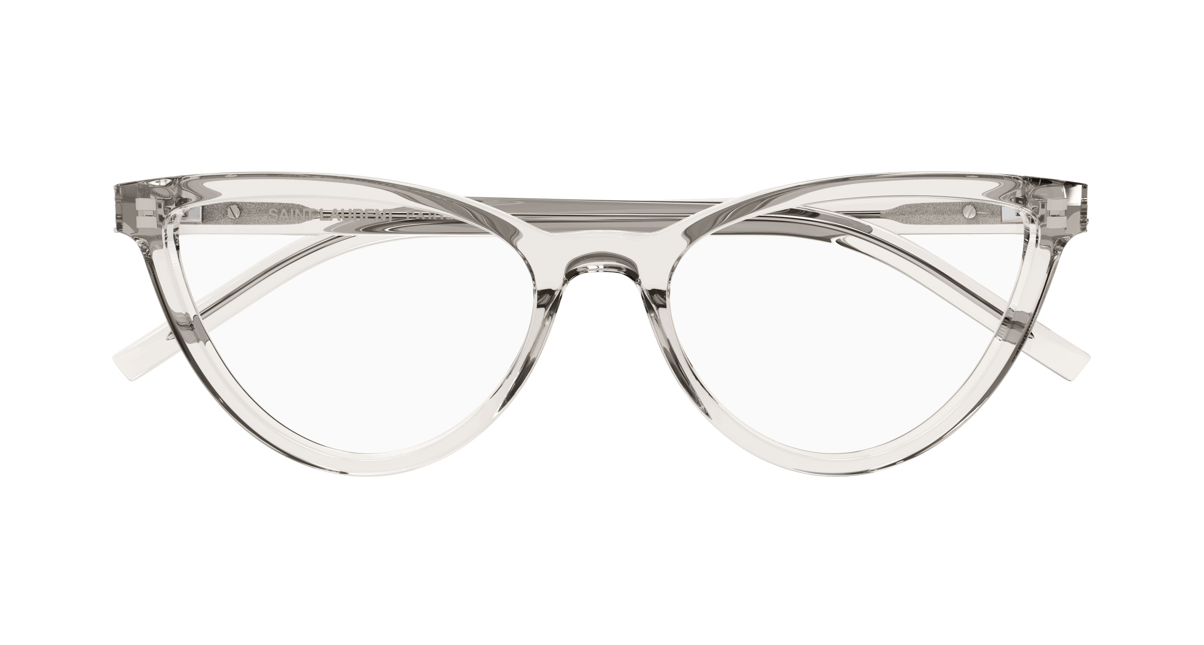 Beige Eyeglasses Saint Laurent 889652521398