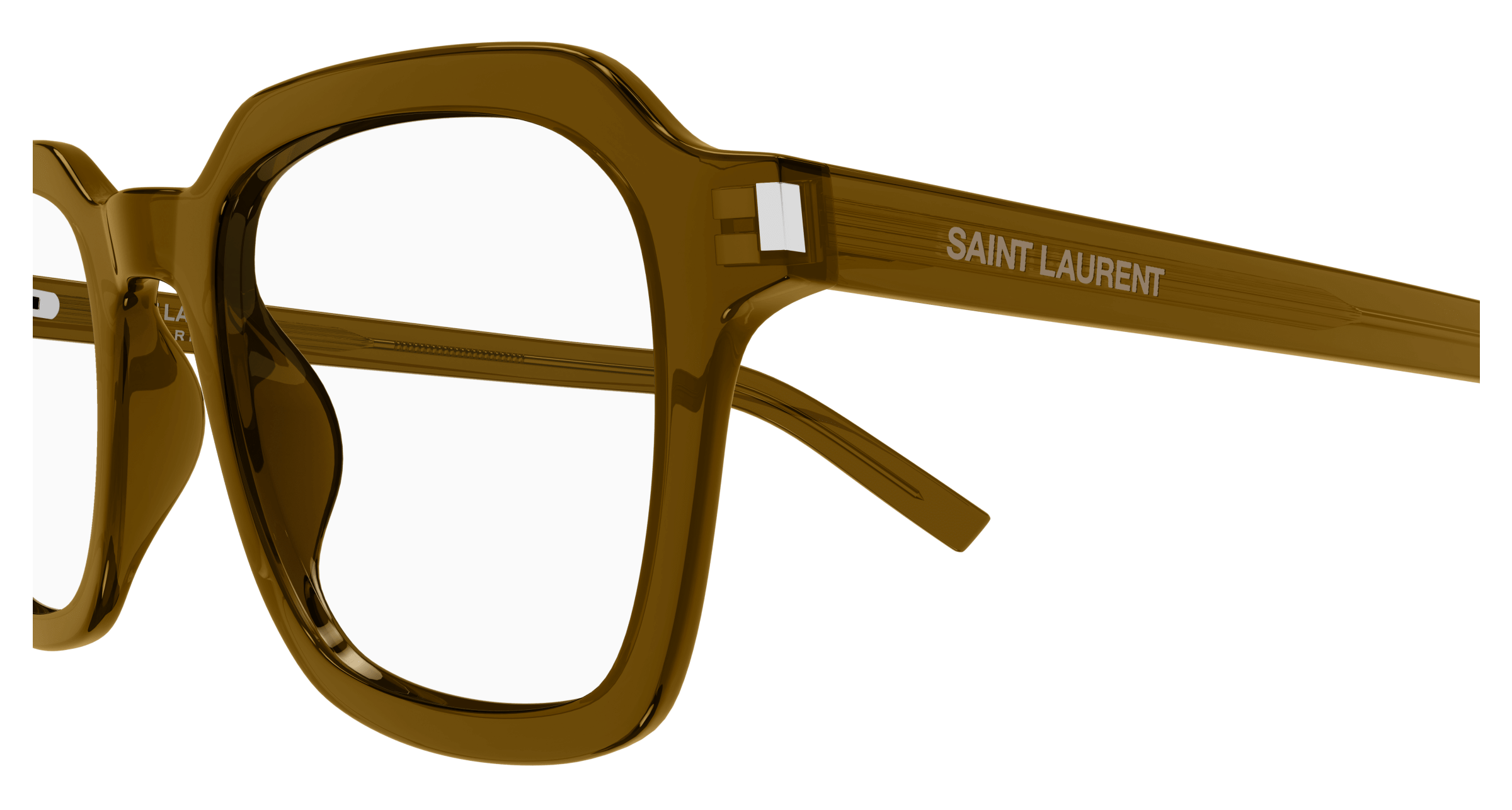 Brown Eyeglasses Saint Laurent 889652516219