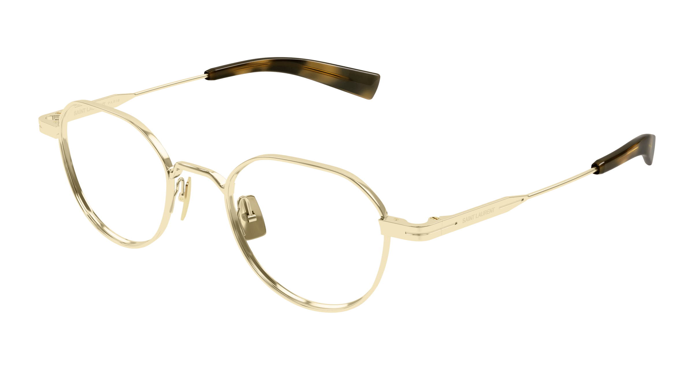 Gold Eyeglasses Saint Laurent 889652516585