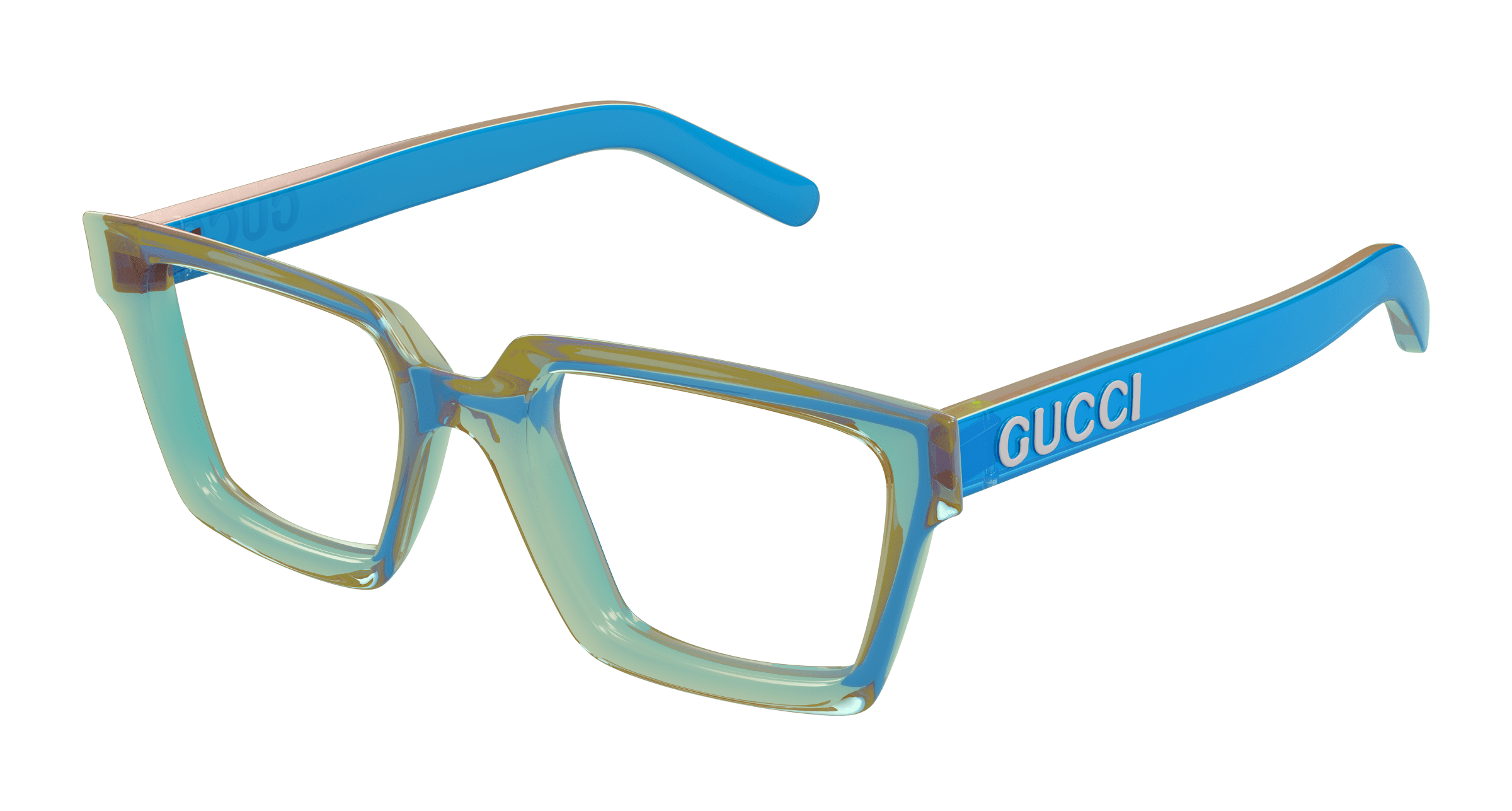 Blue Eyeglasses Gucci 889652500447