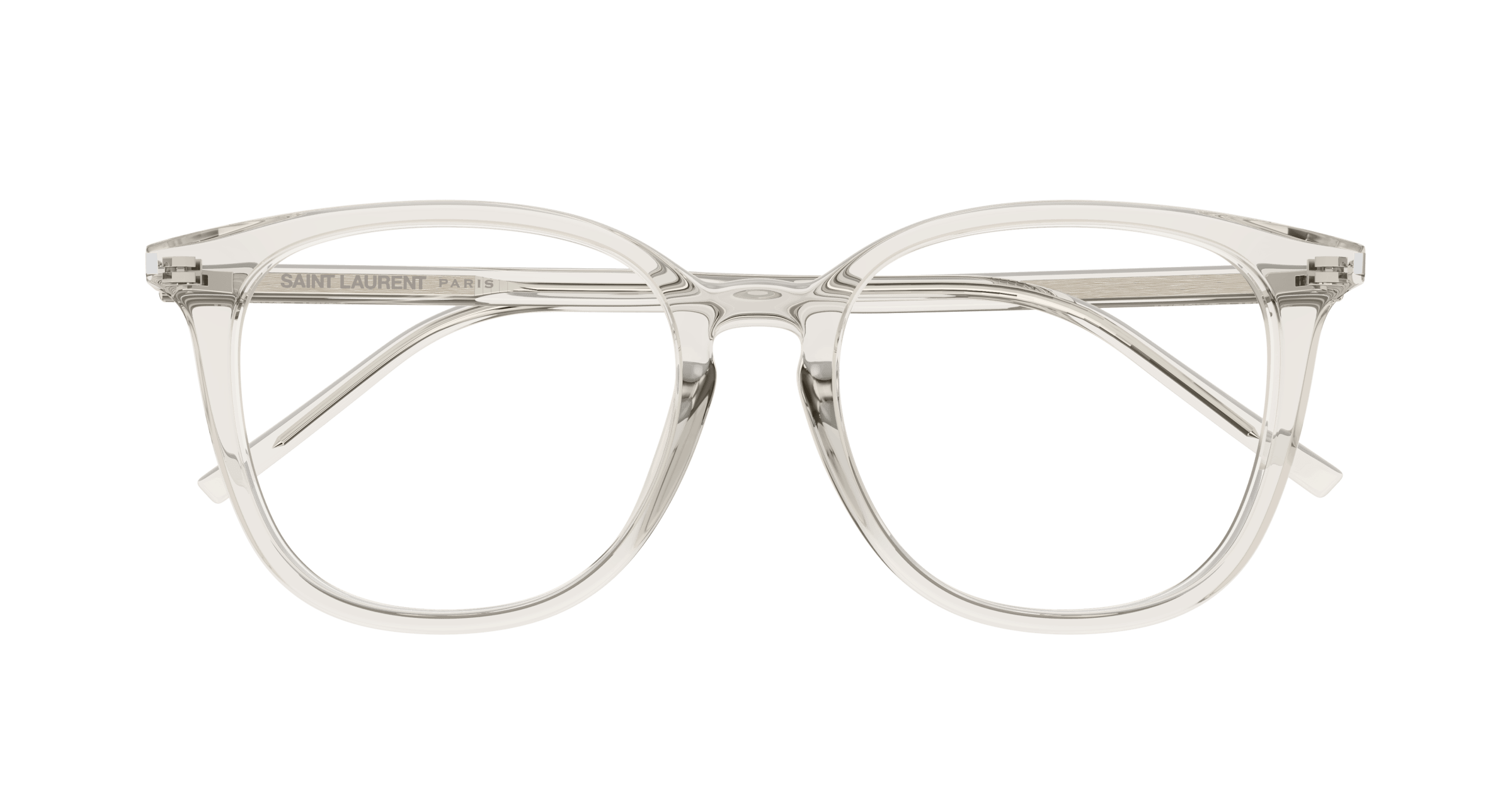 Beige Eyeglasses Saint Laurent 889652517308