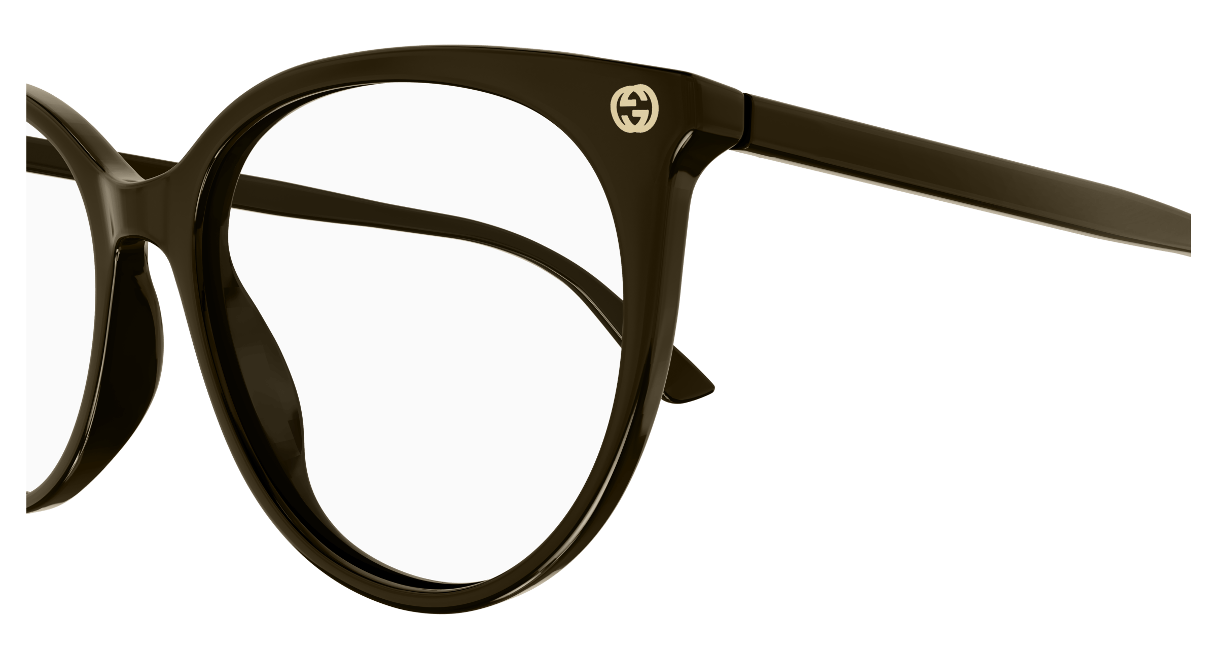 Brown Eyeglasses Gucci 889652469775