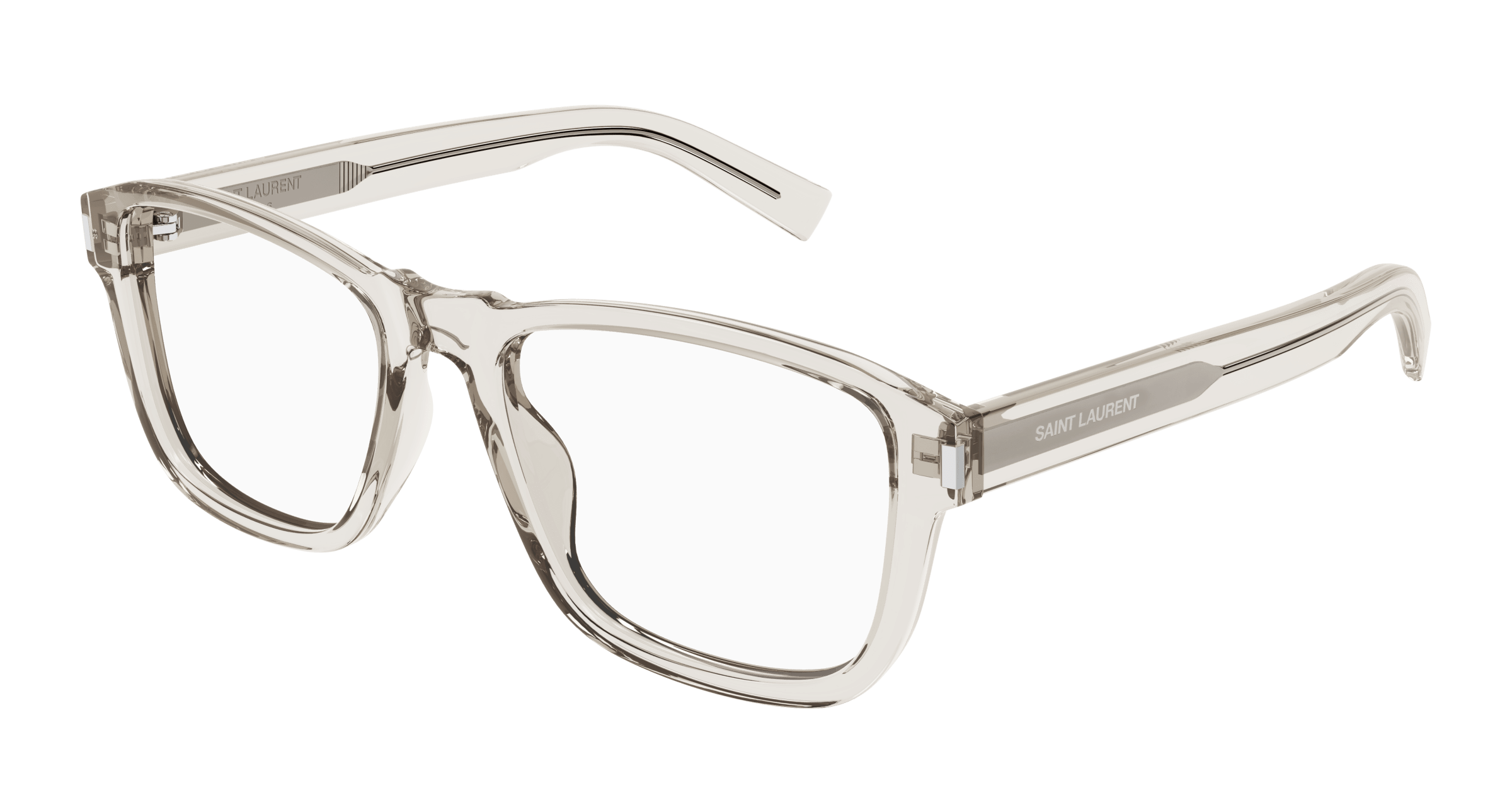 Beige Eyeglasses Saint Laurent 889652516721