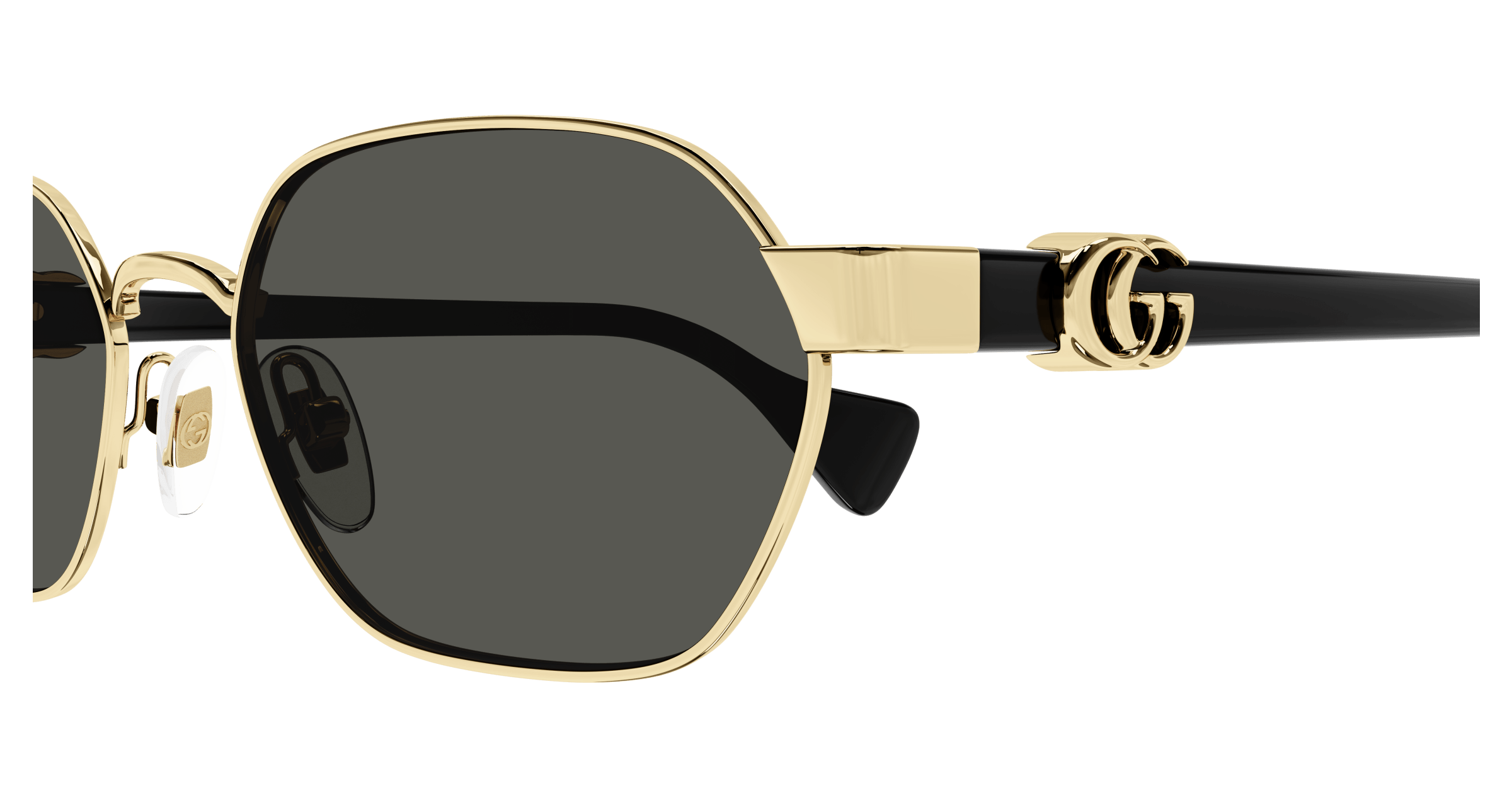 Gold Sunglasses Gucci 889652469409