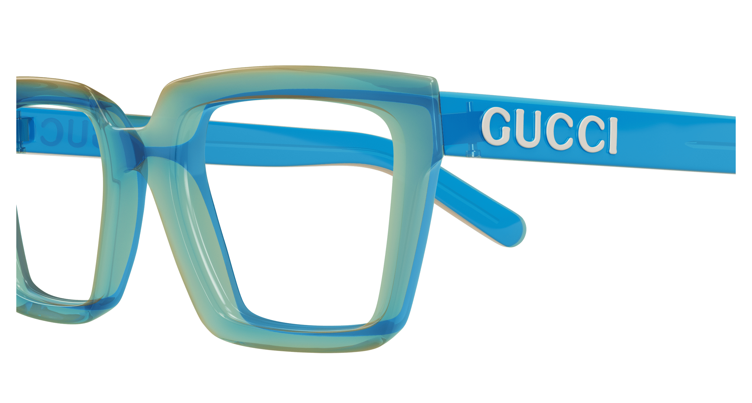 Blue Eyeglasses Gucci 889652500447