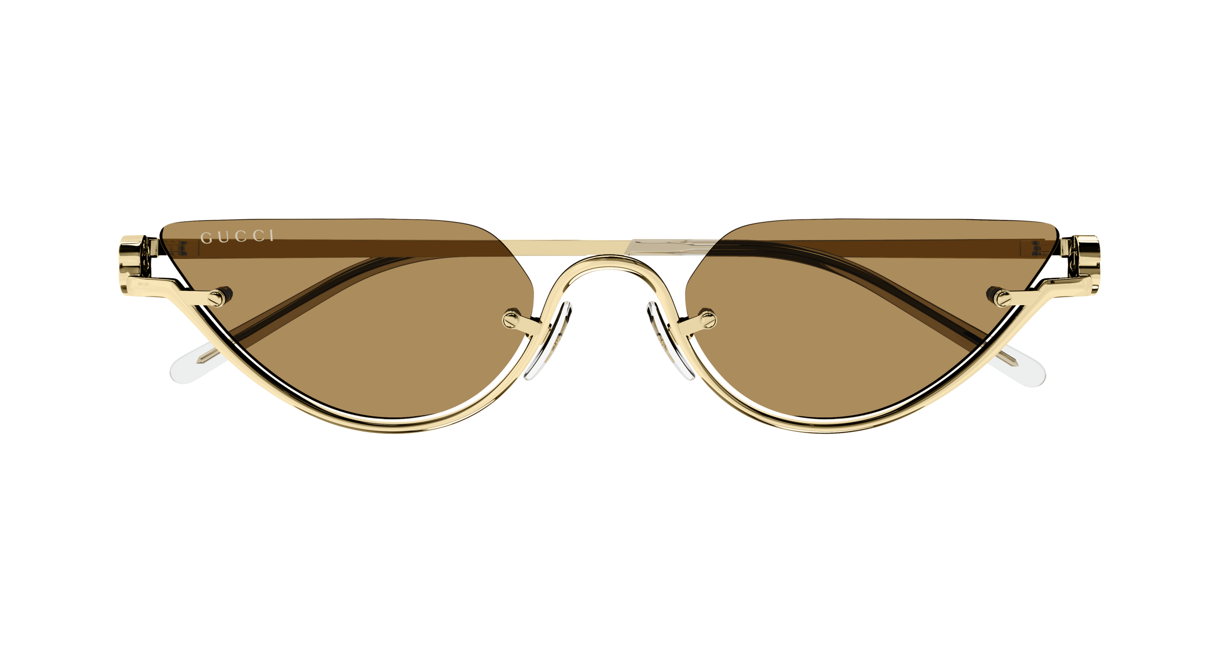 Gold Sunglasses Gucci 889652469287